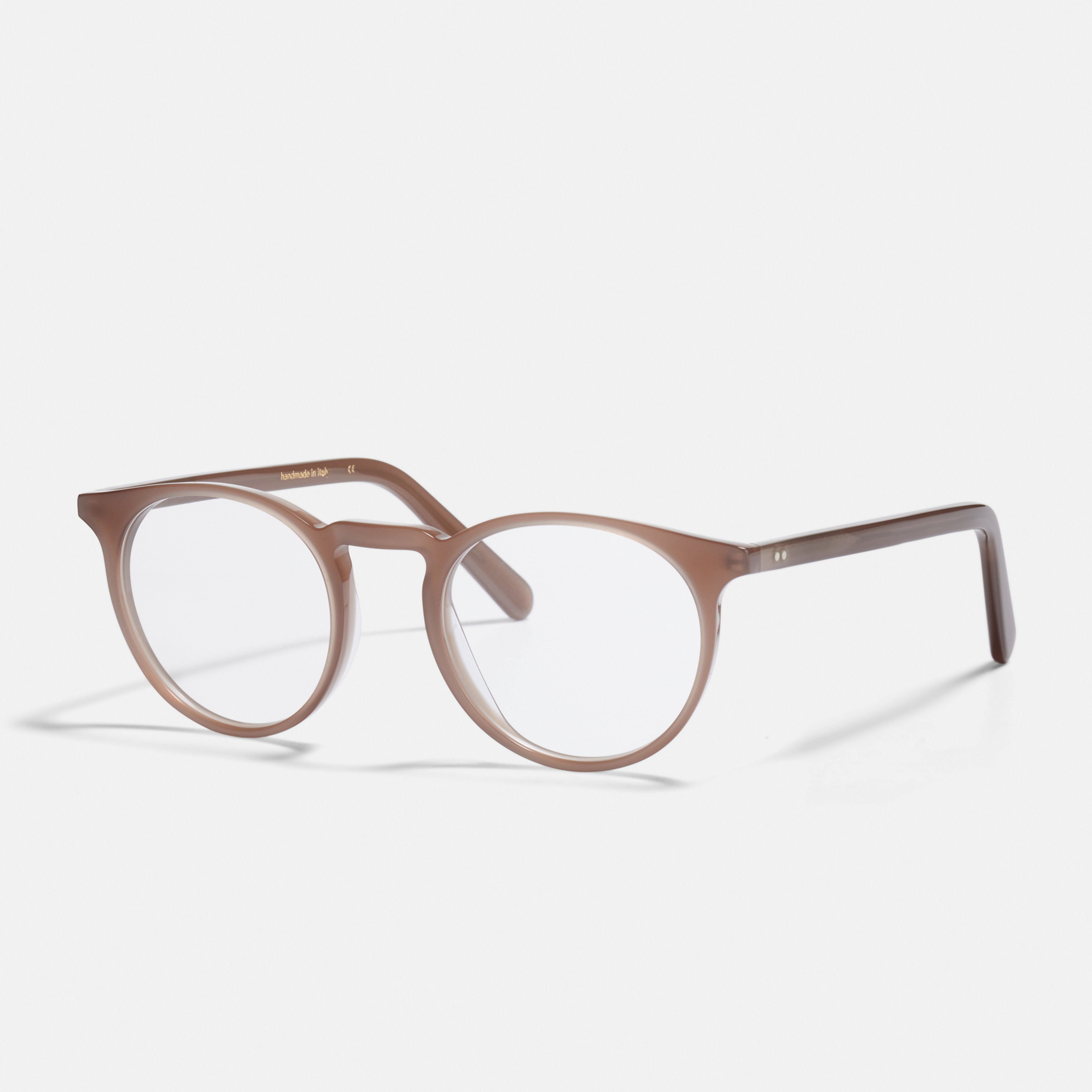 Ace & Tate Glasses | Round Acetate in Grey