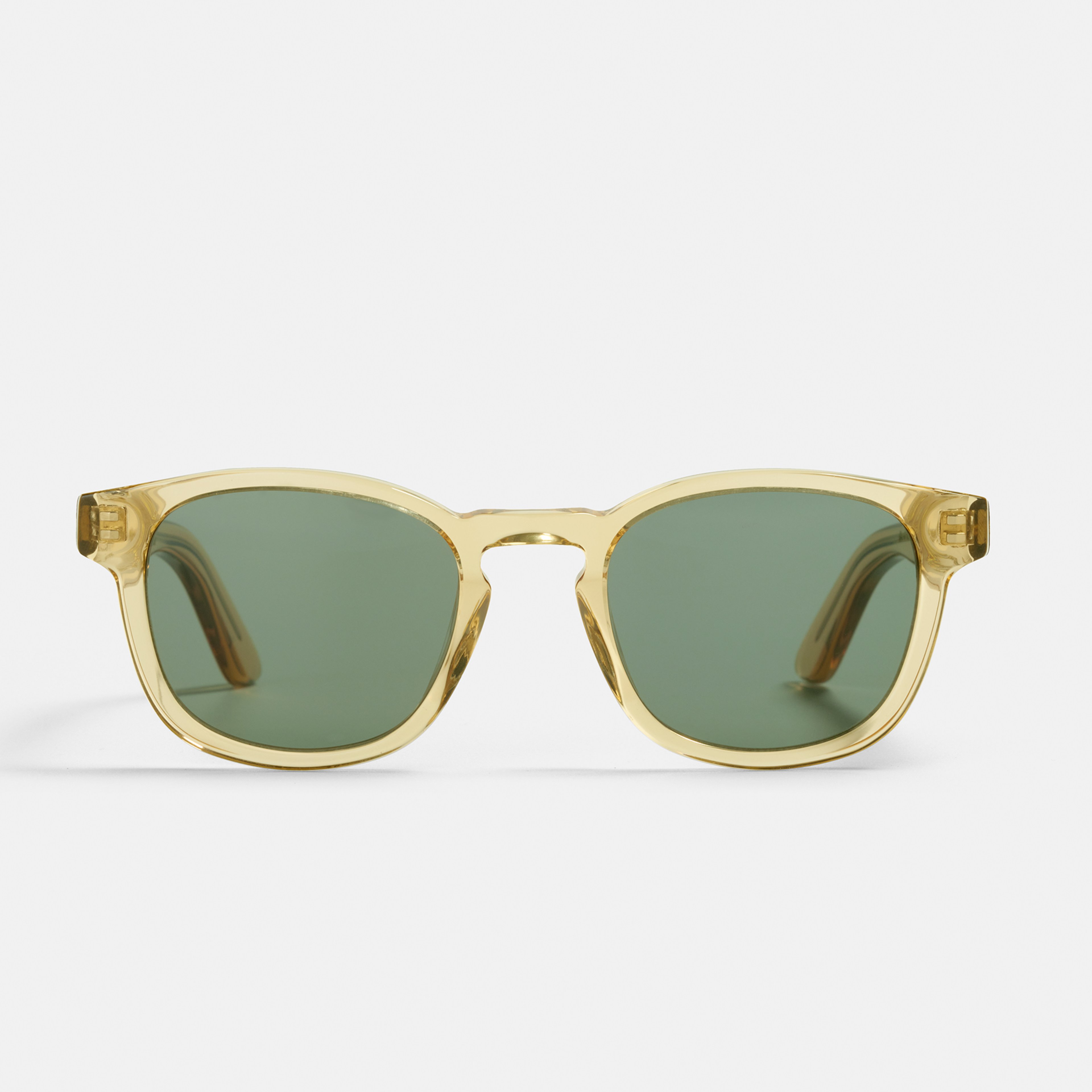 Ace & Tate Solaires | Carrée Acétate in Jaune