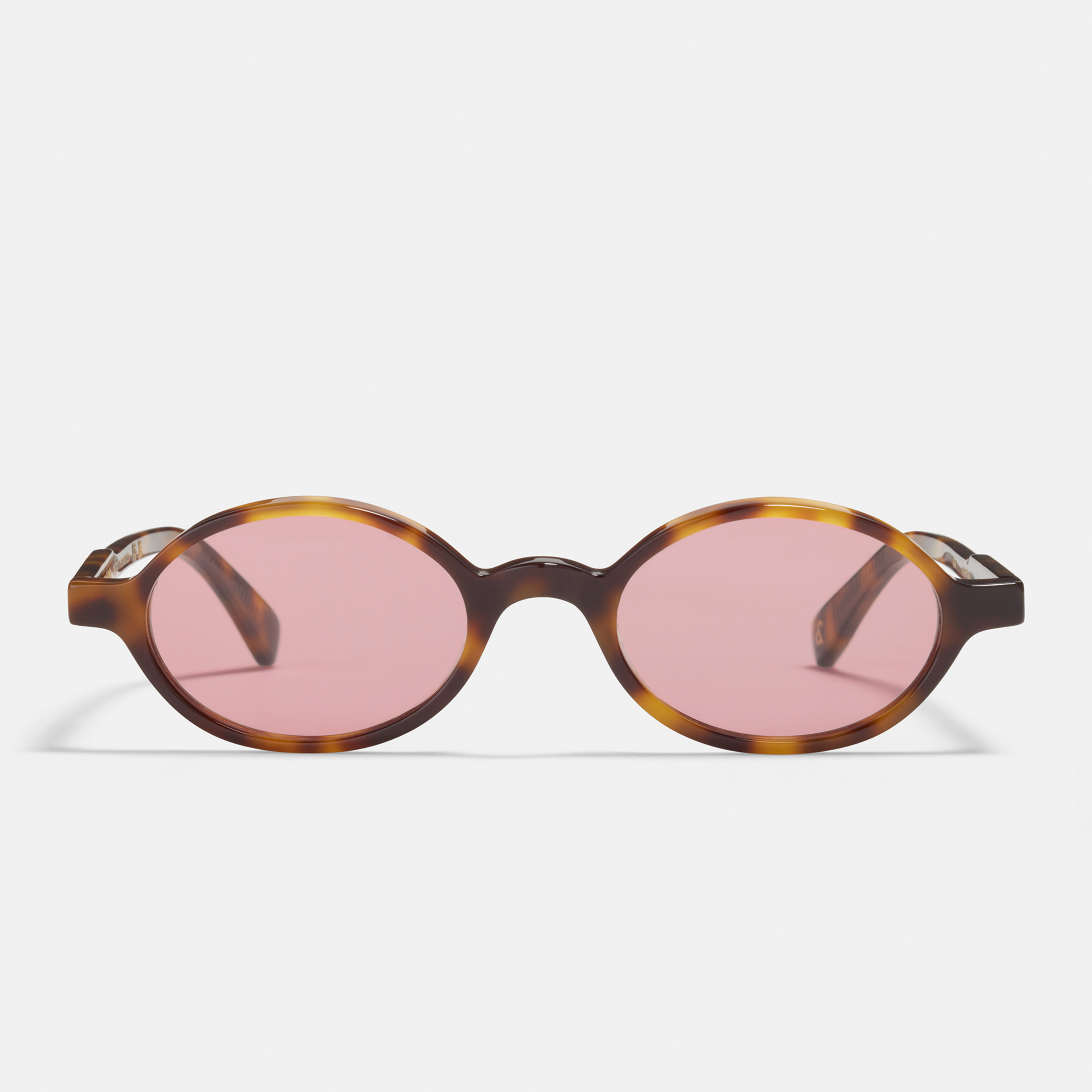 Ace & Tate Sunglasses | Round Acetate in Black, Brown
