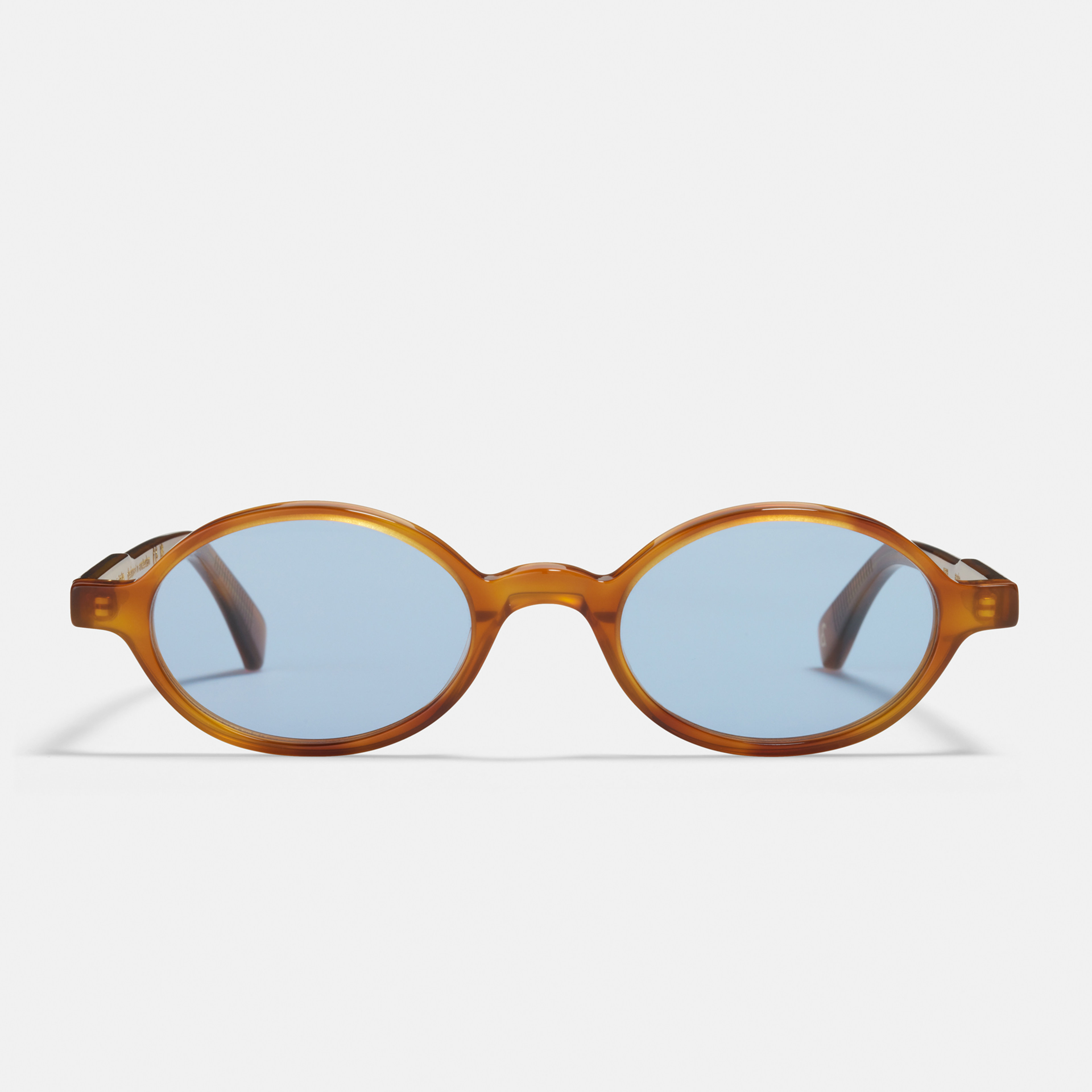 Ace & Tate Sunglasses | Round Acetate in Brown