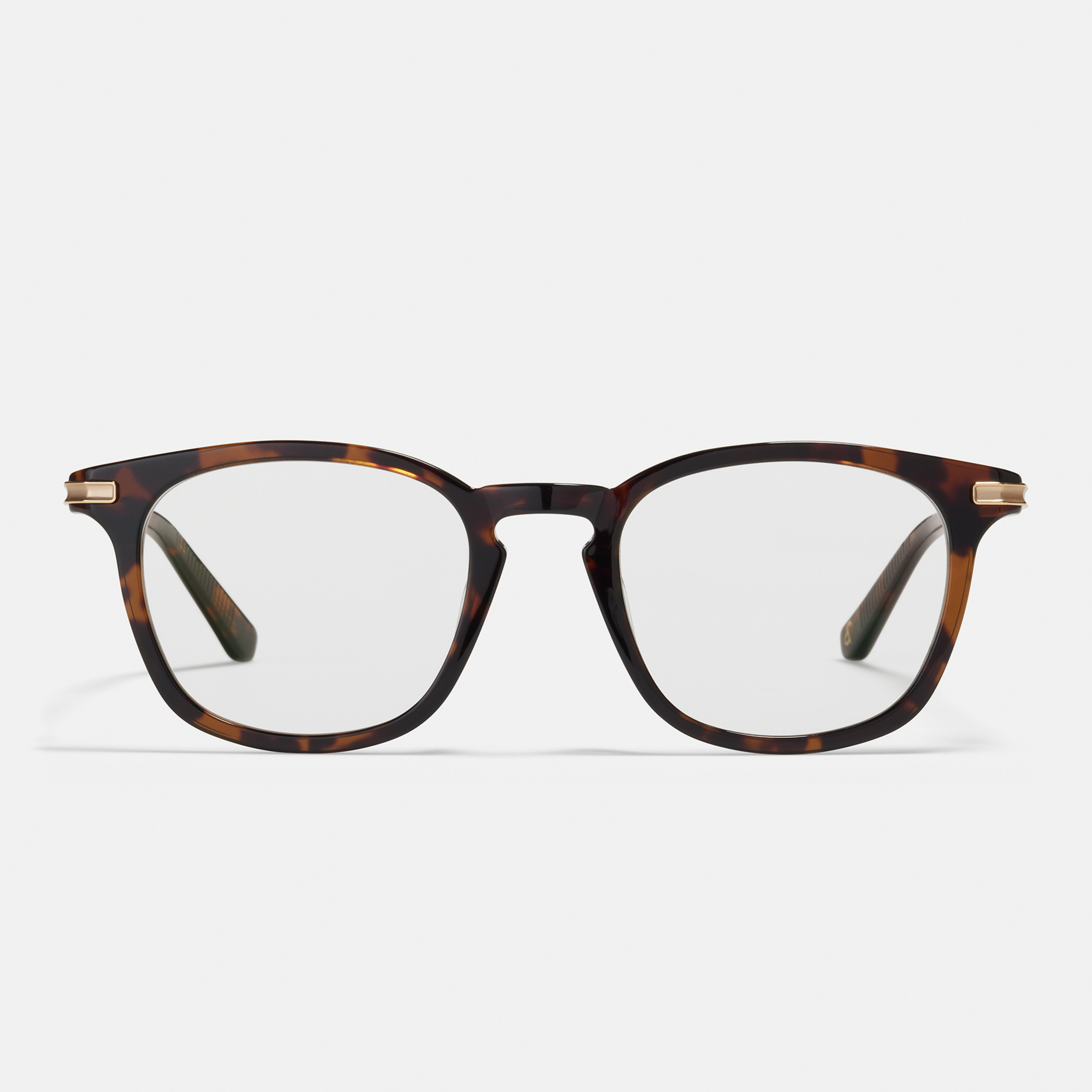 Ace & Tate Glasses | Hexagonal Acetate in Black, Brown, Red