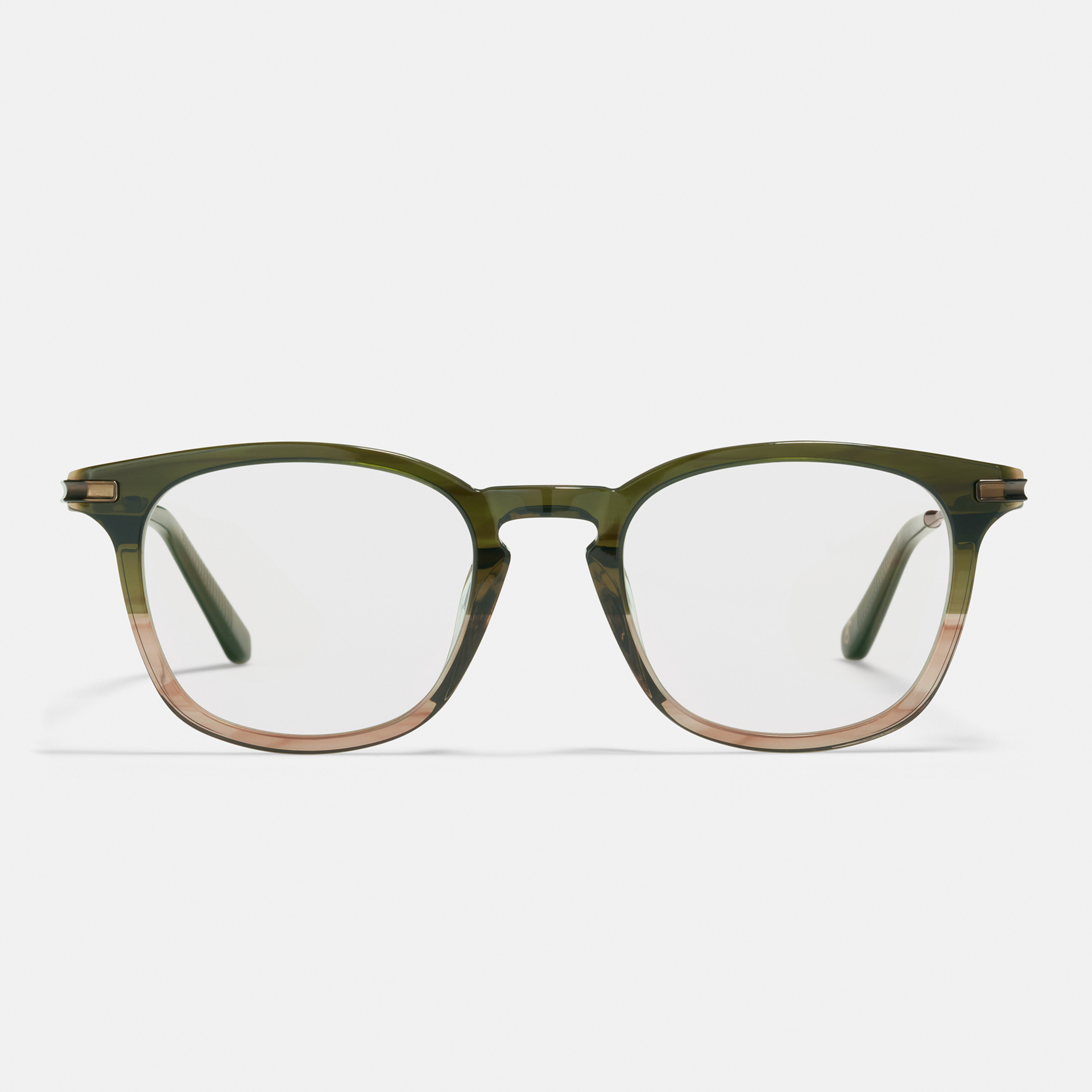 Ace & Tate Glasses | Hexagonal Acetate in Brown, Green