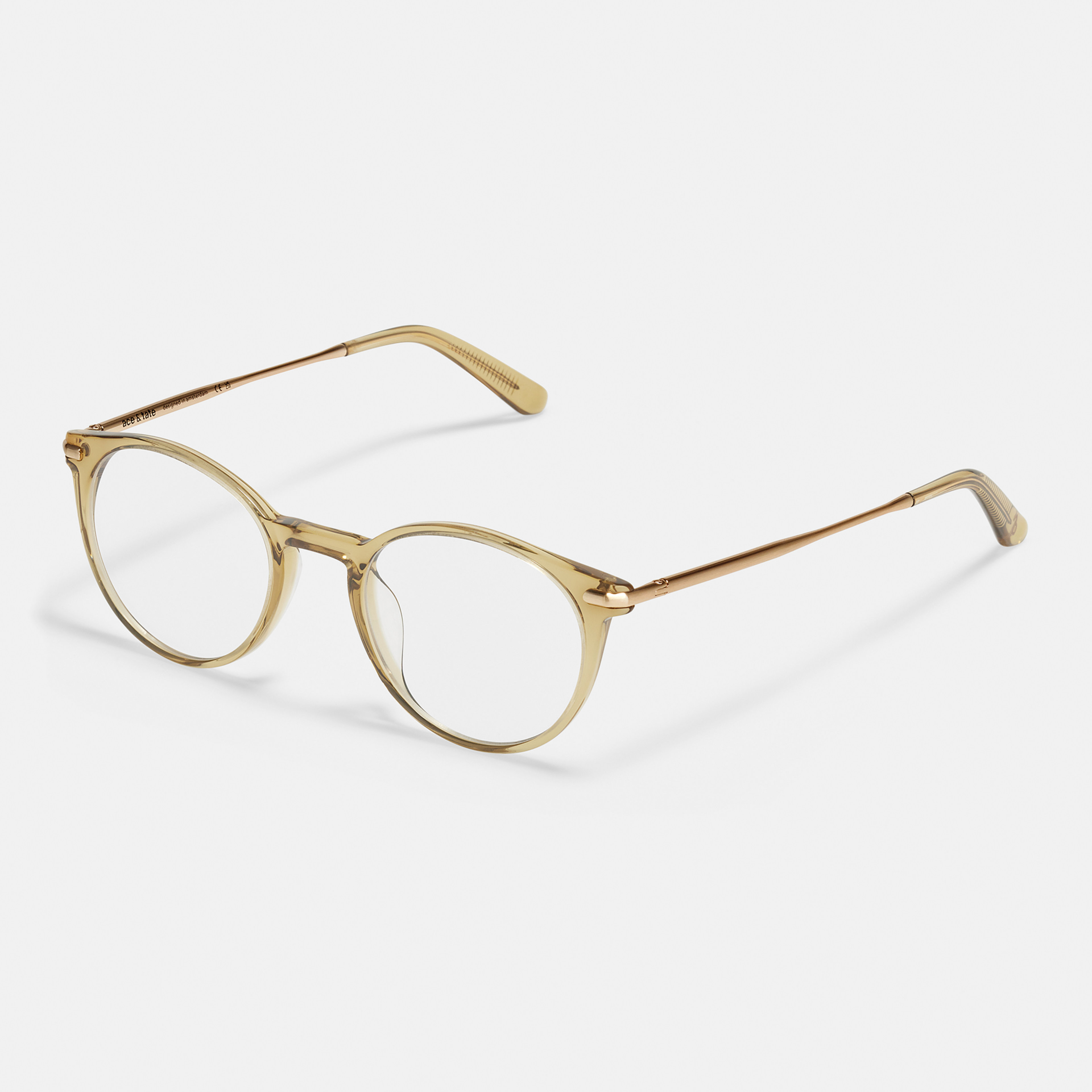 Ace & Tate Glasses |  Acetate in Brown