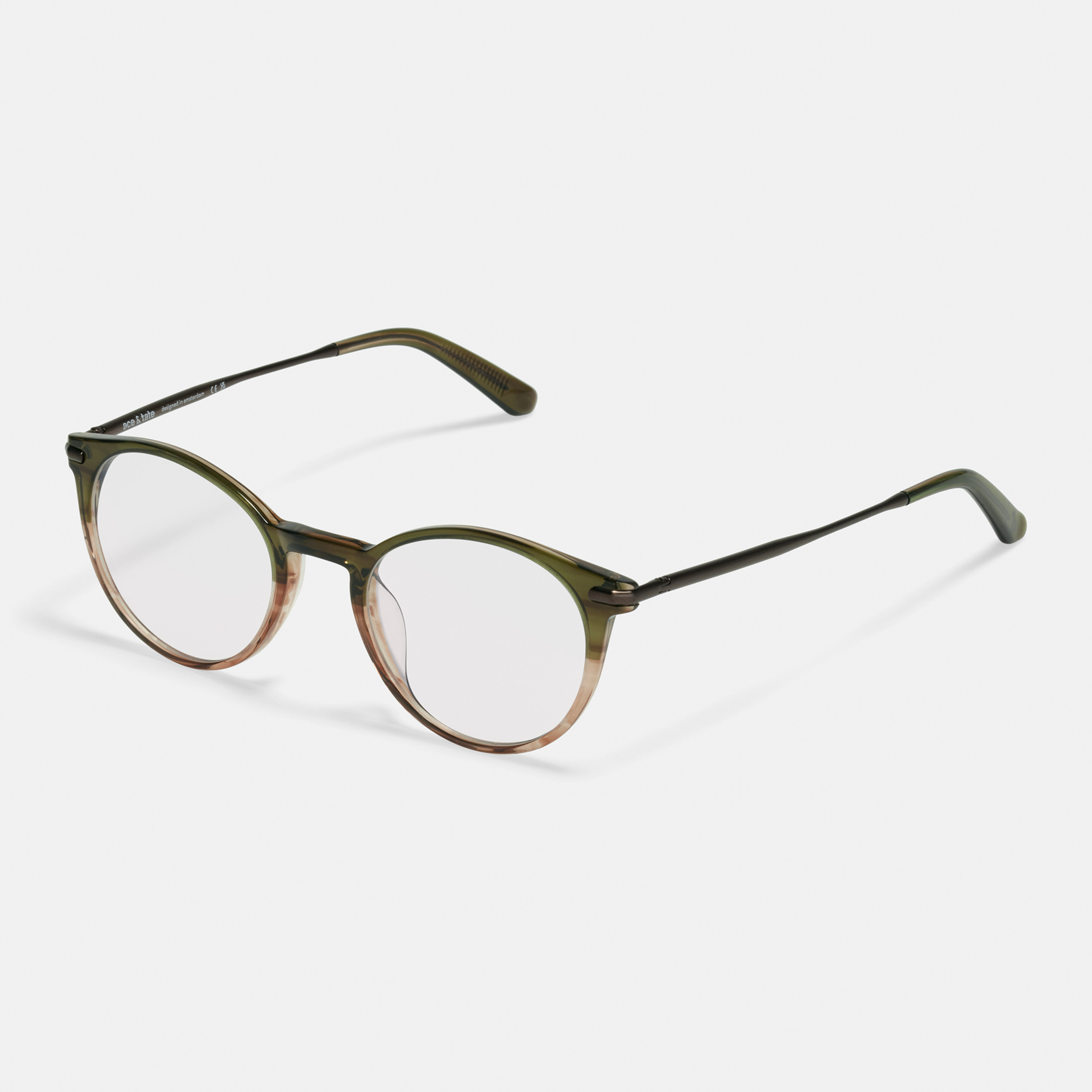 Ace & Tate Glasses |  Acetate in Brown, Green