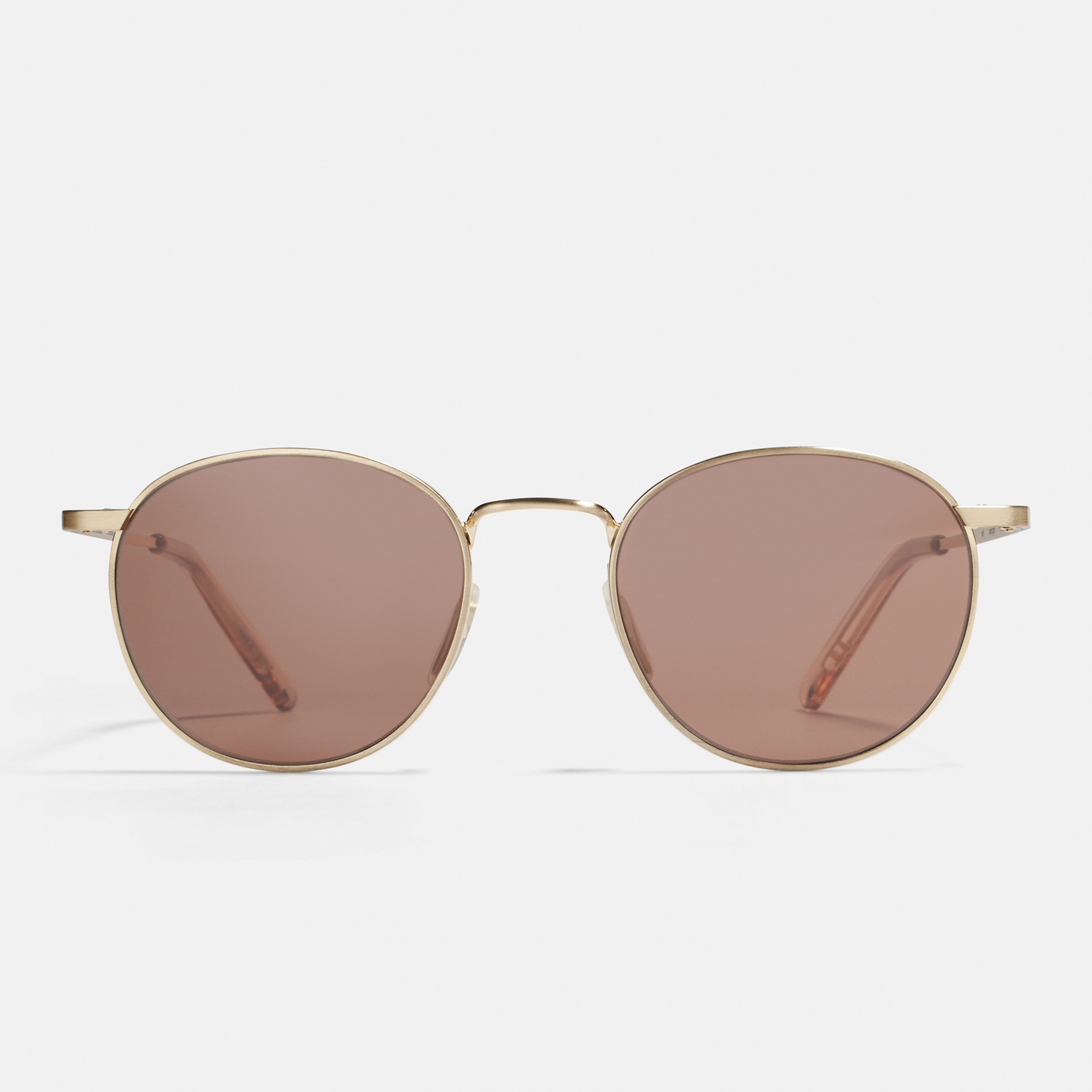 Ace & Tate Sunglasses | Round Metal in Gold