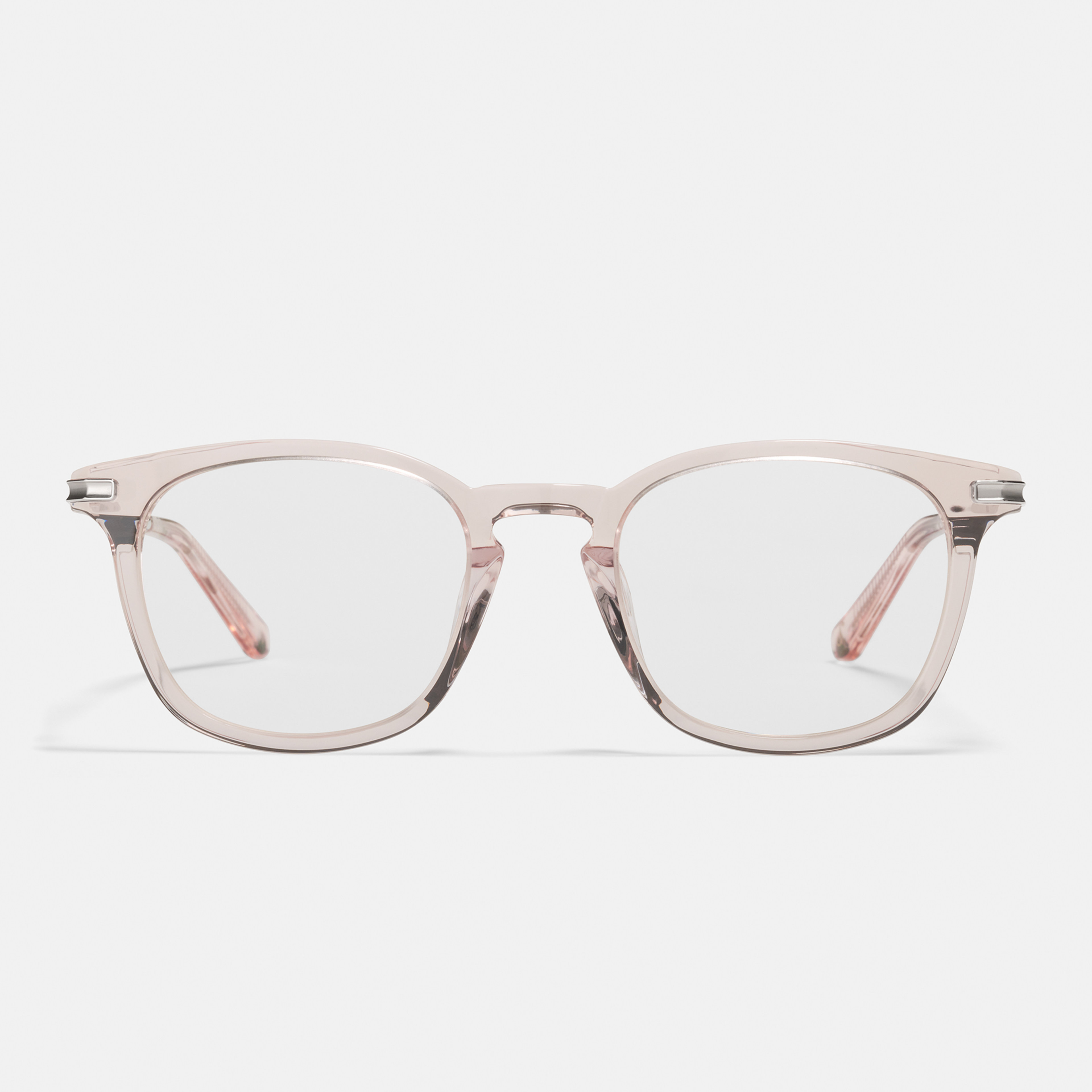 Ace & Tate Glasses | Hexagonal Acetate in Clear