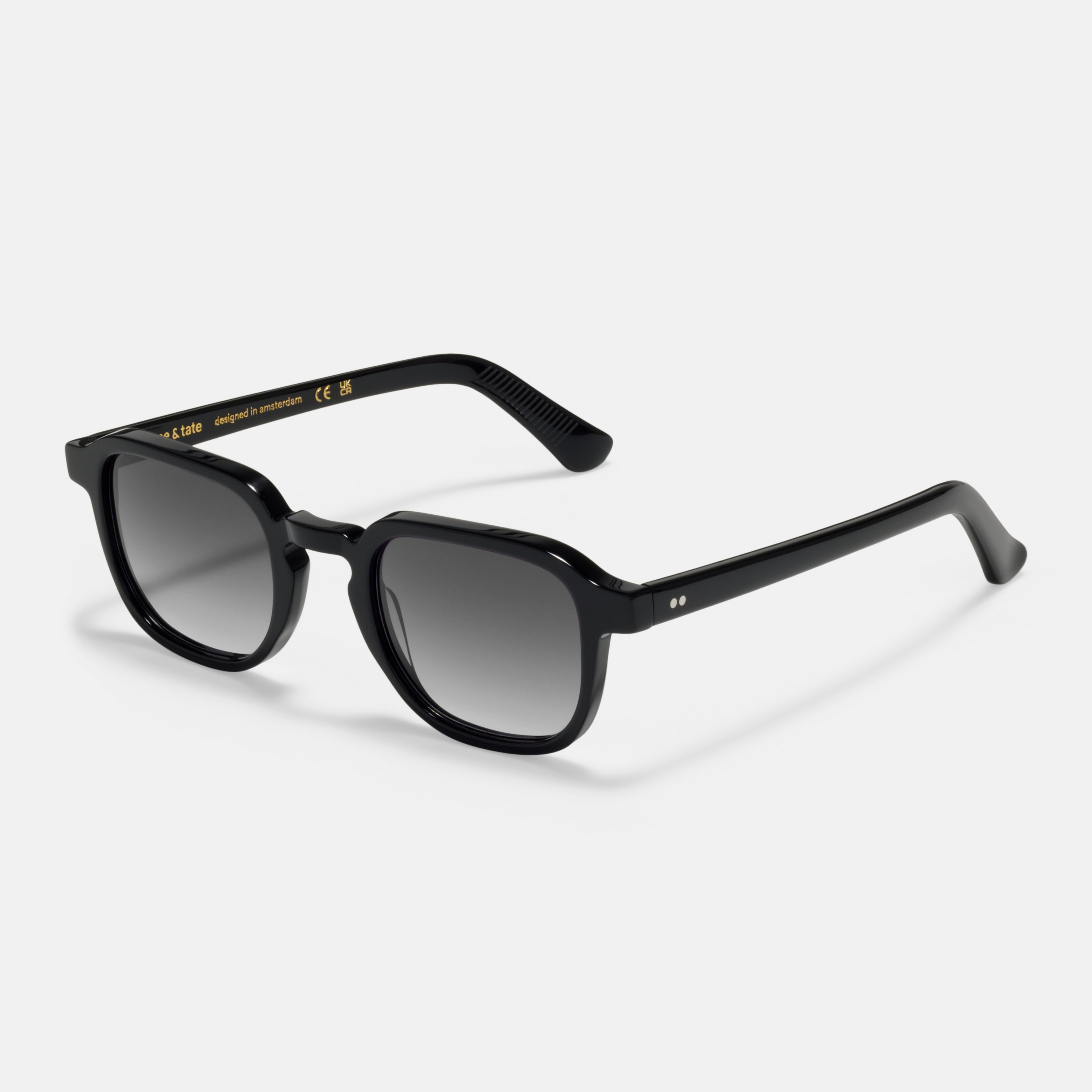 Ace & Tate Sunglasses |  Acetate in Black
