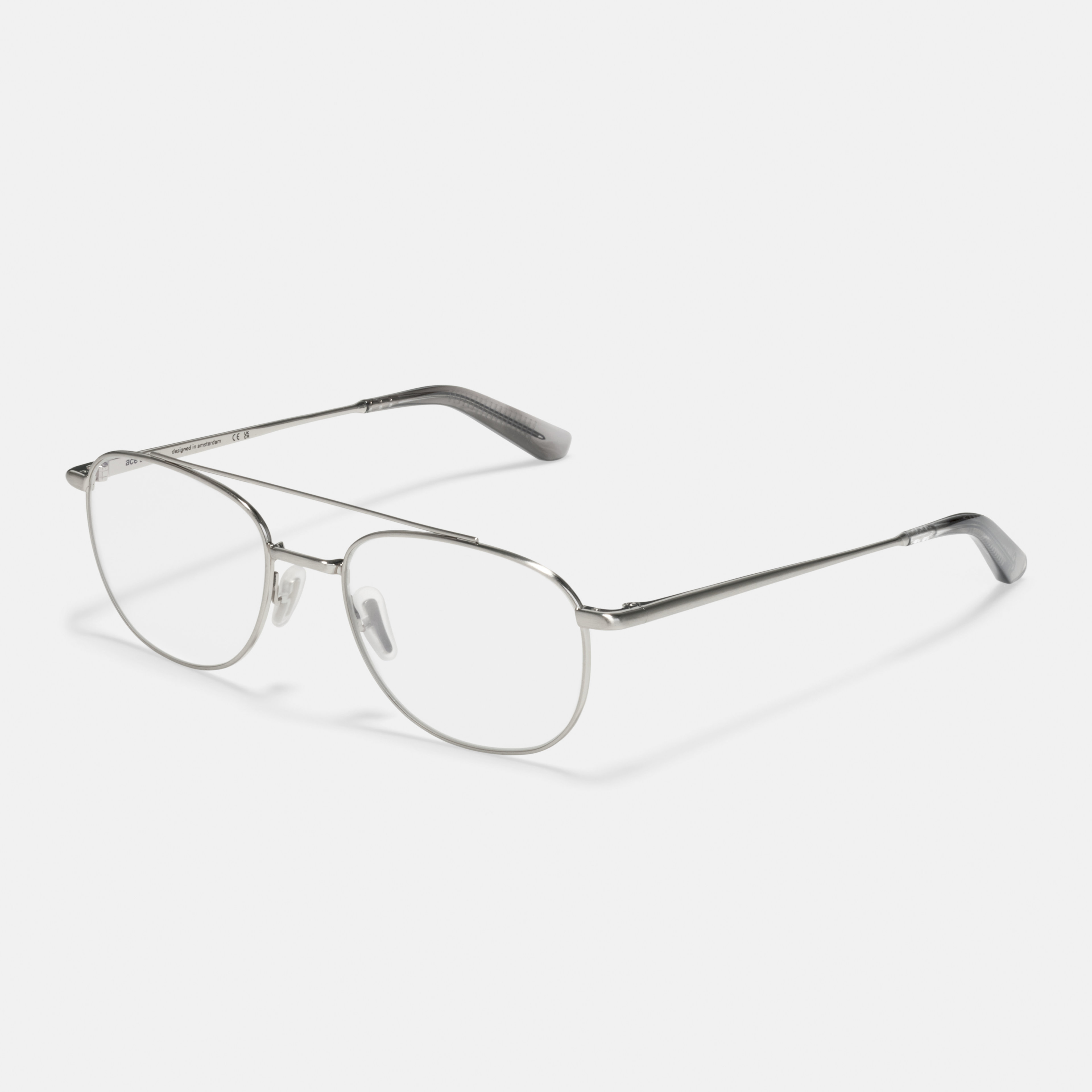 Ace & Tate Brillen |  Metall in Silber