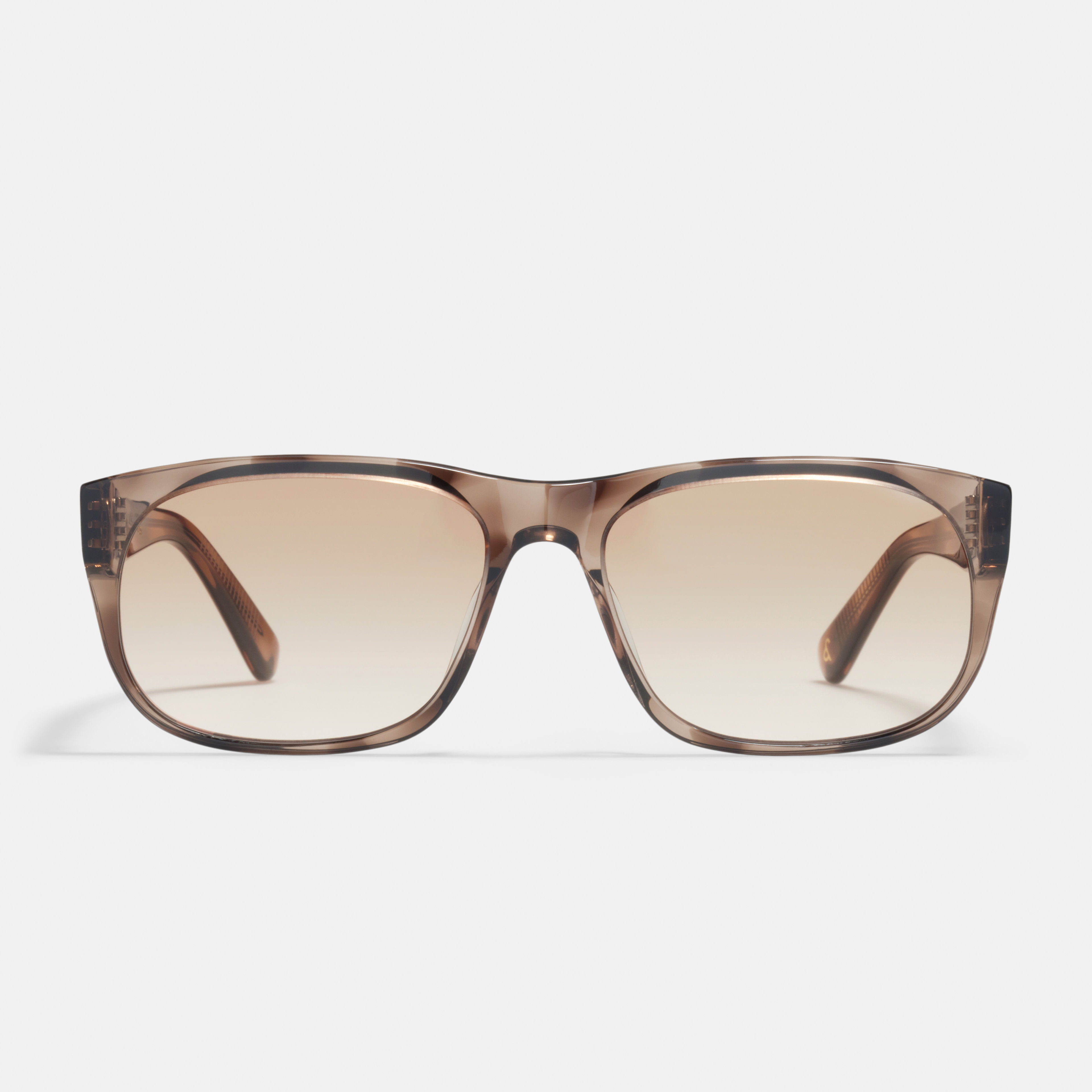 Ace & Tate Sunglasses | Rectangle Acetate in Beige, Brown