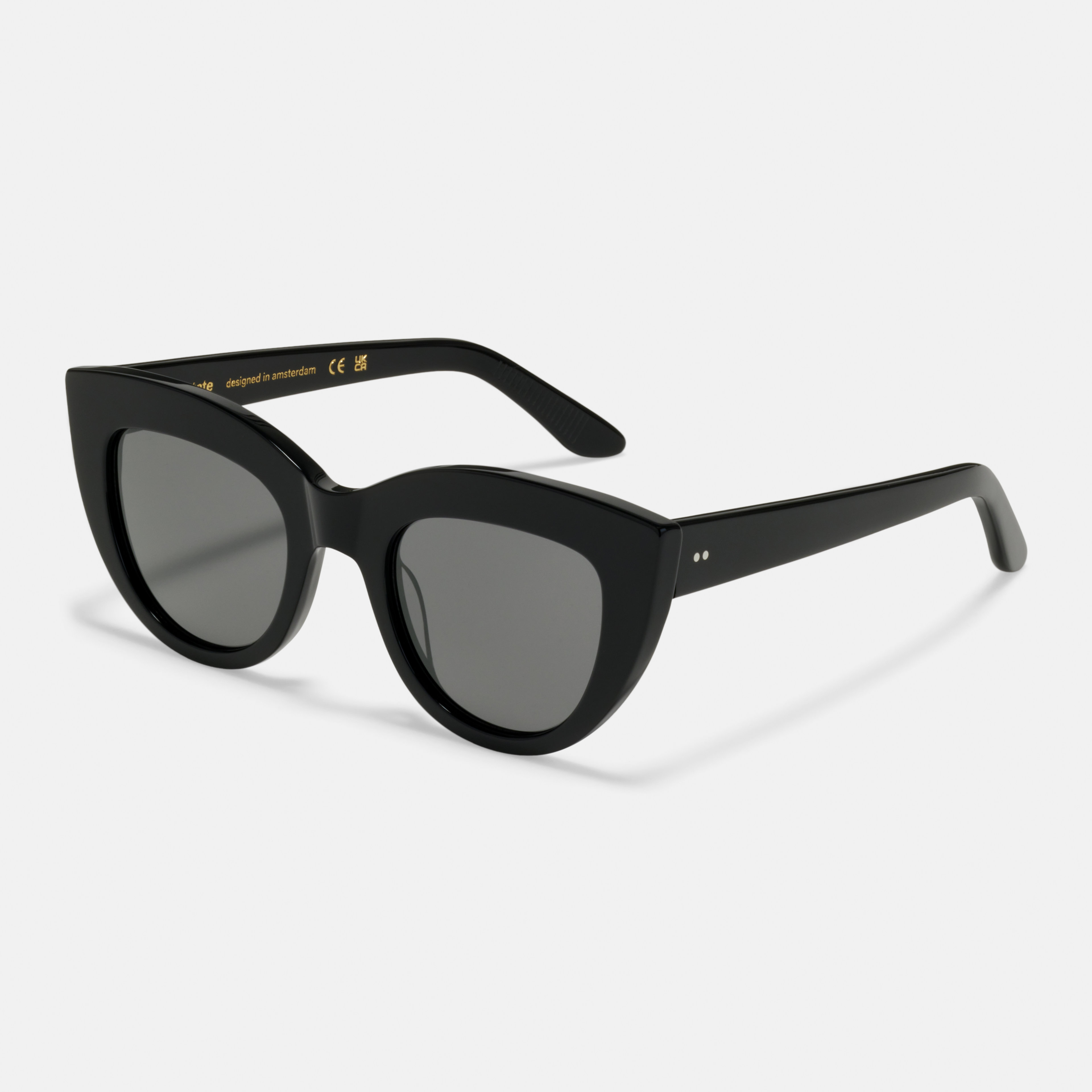 Ace & Tate Sunglasses |  Acetate in Black