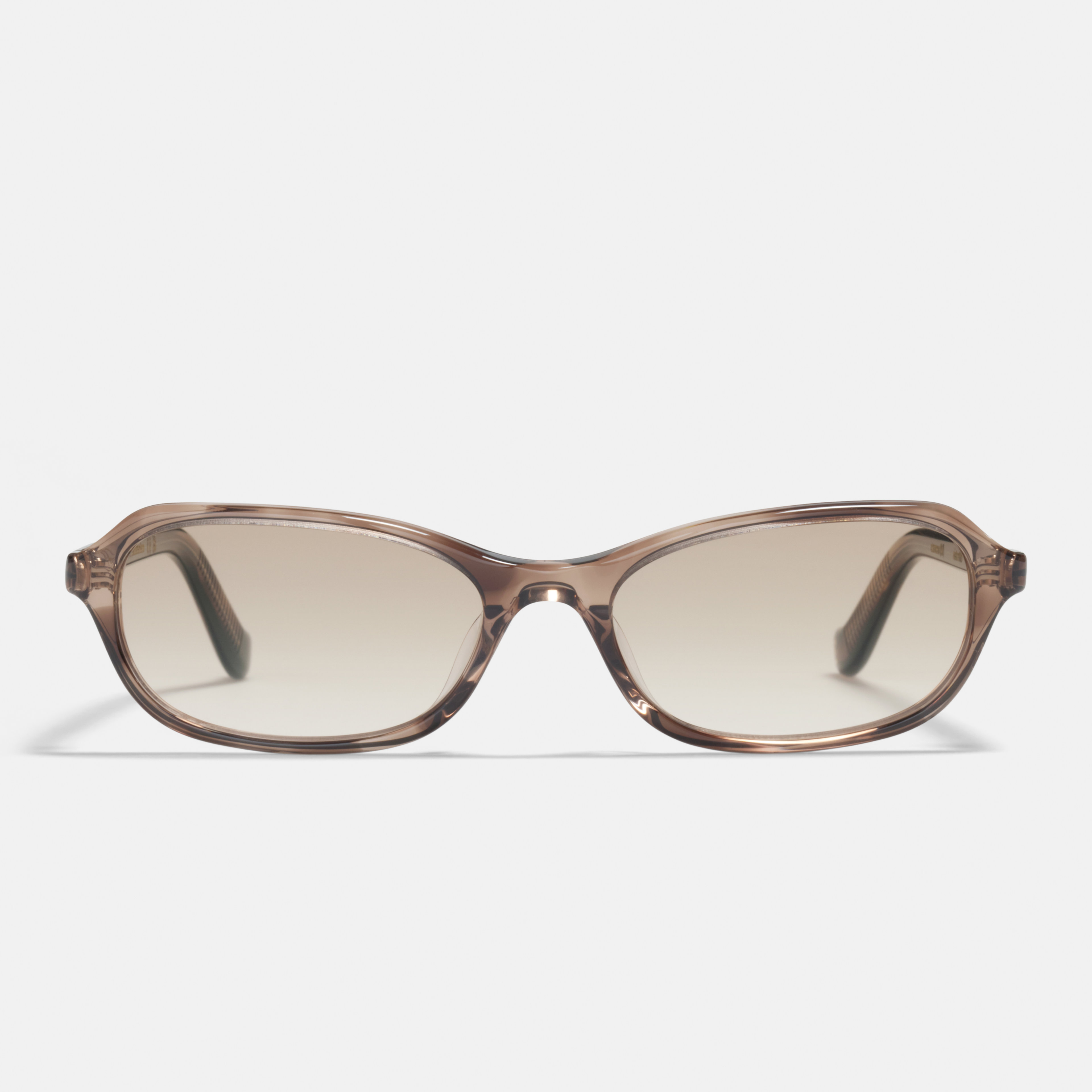 Ace & Tate Solaires | Ovale Acétate in Beige, Marron