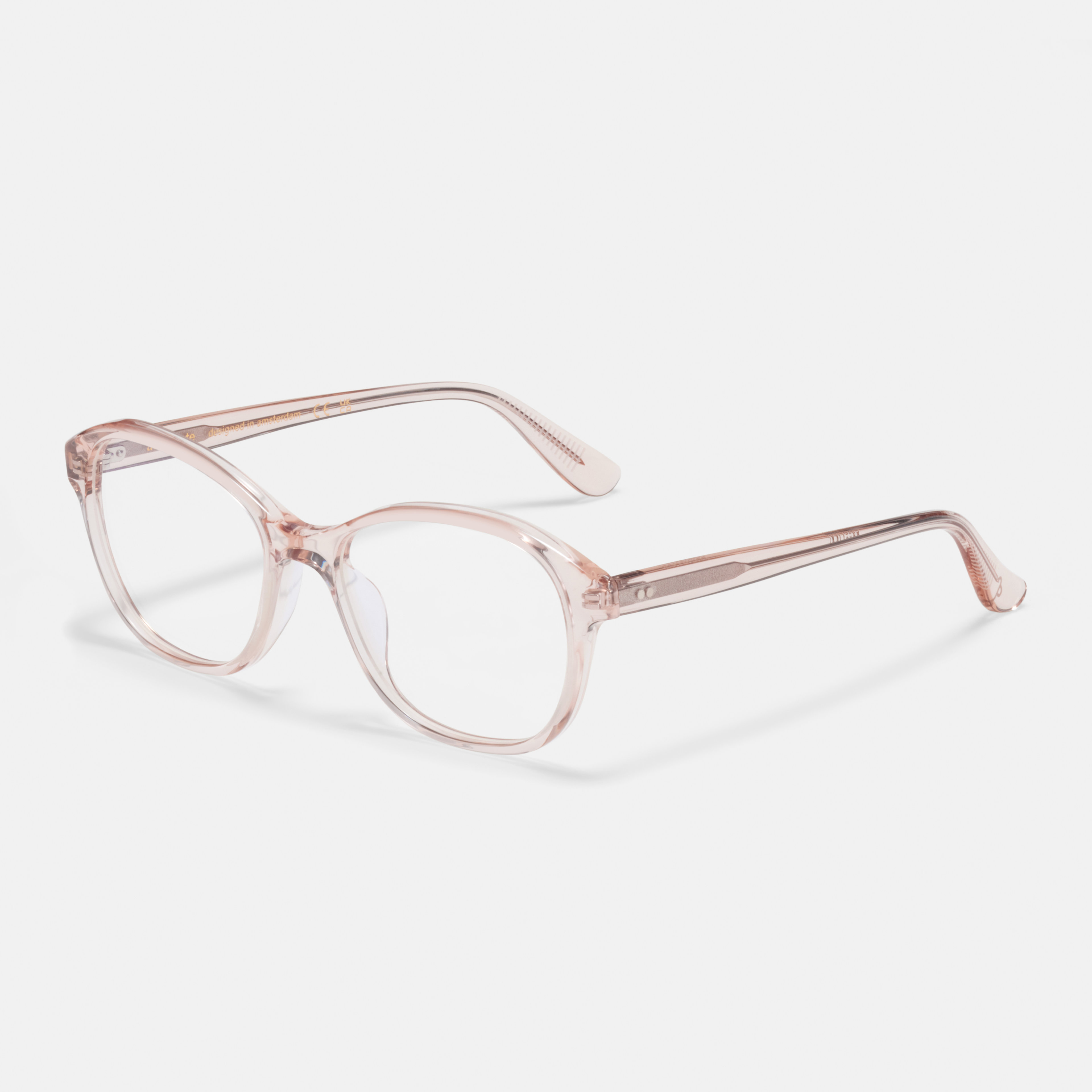 Ace & Tate Brillen | Rund Acetat in Transparent