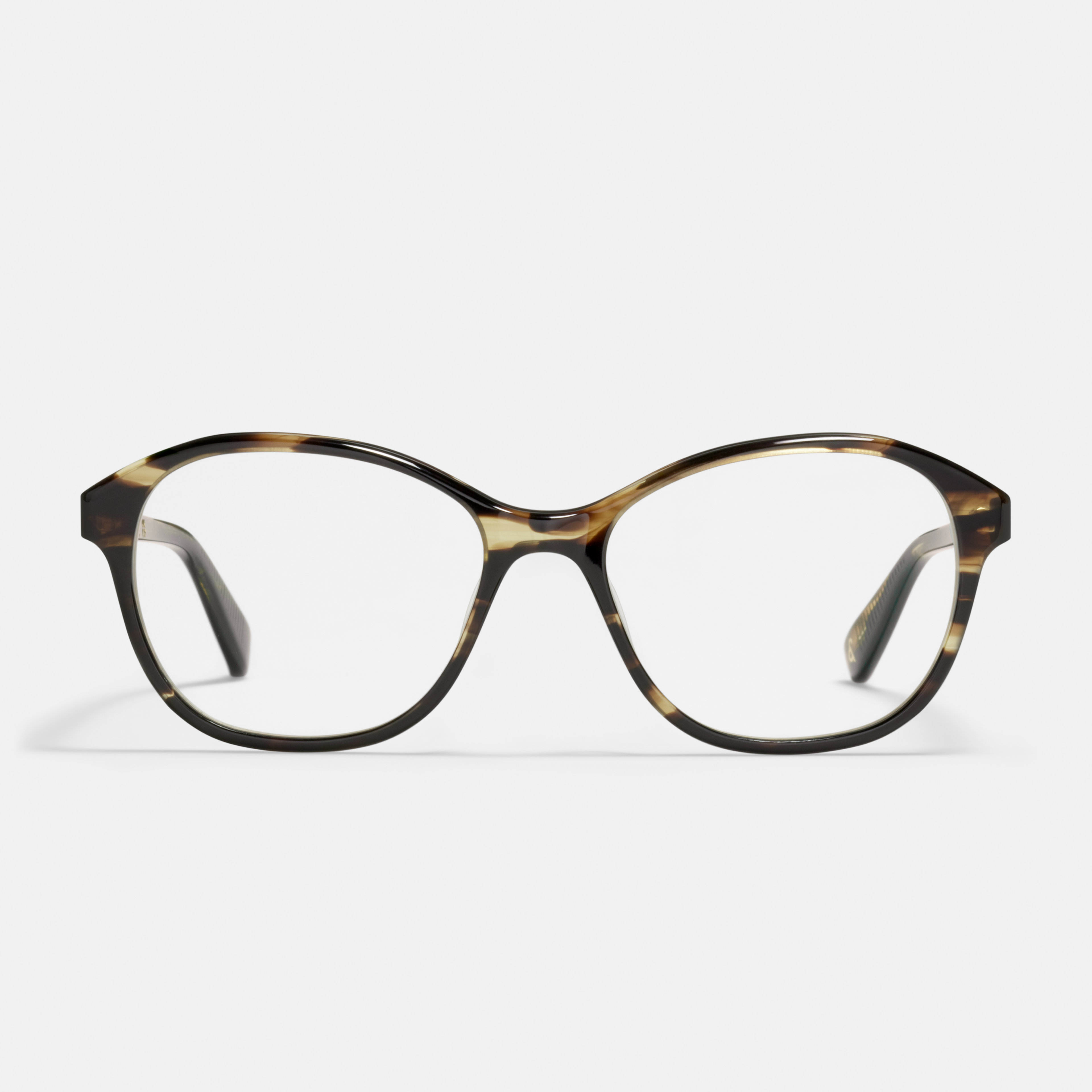 Ace & Tate Brillen | Rund Acetat in Braun, Orange