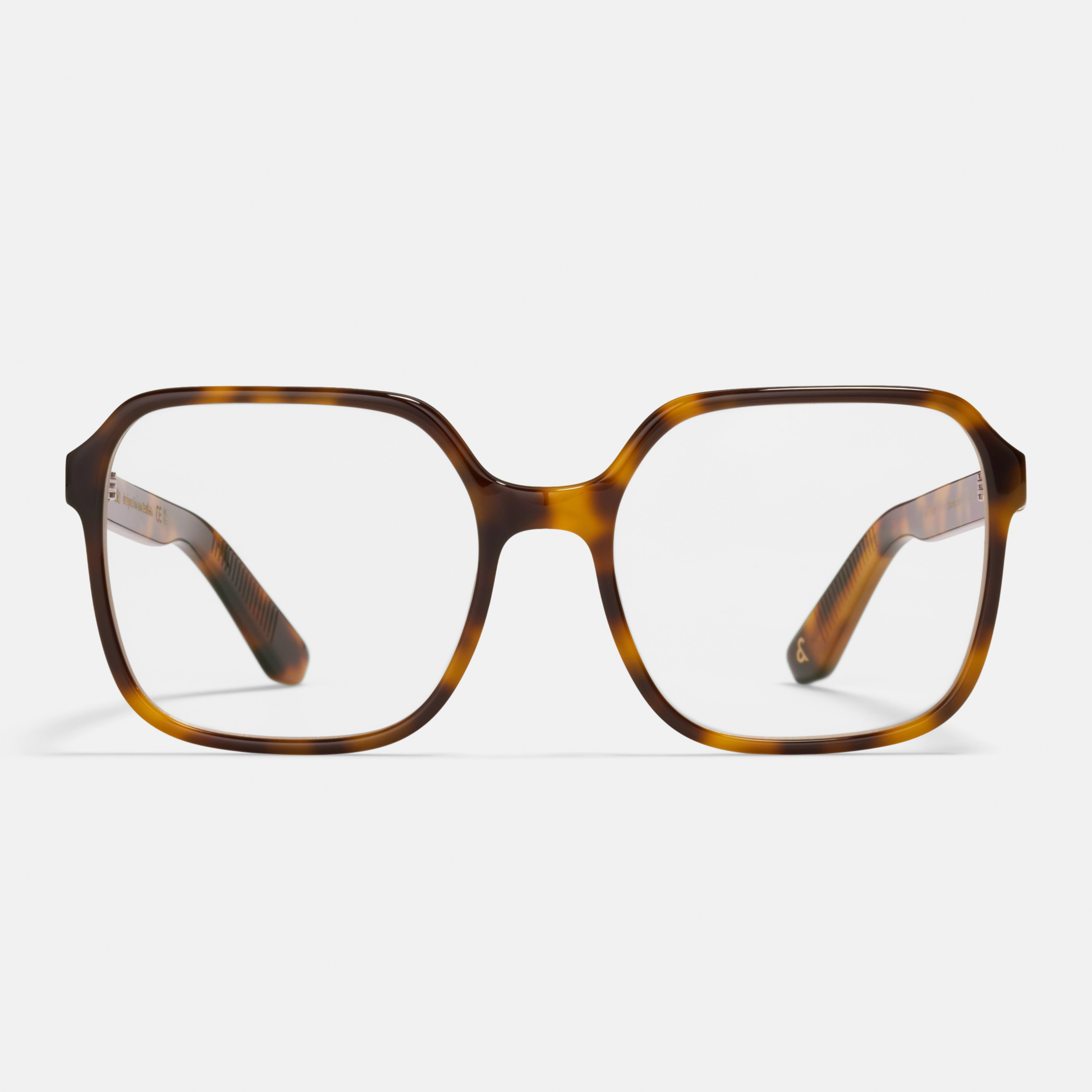 Ace & Tate Glasses | Square Acetate in Black, Brown