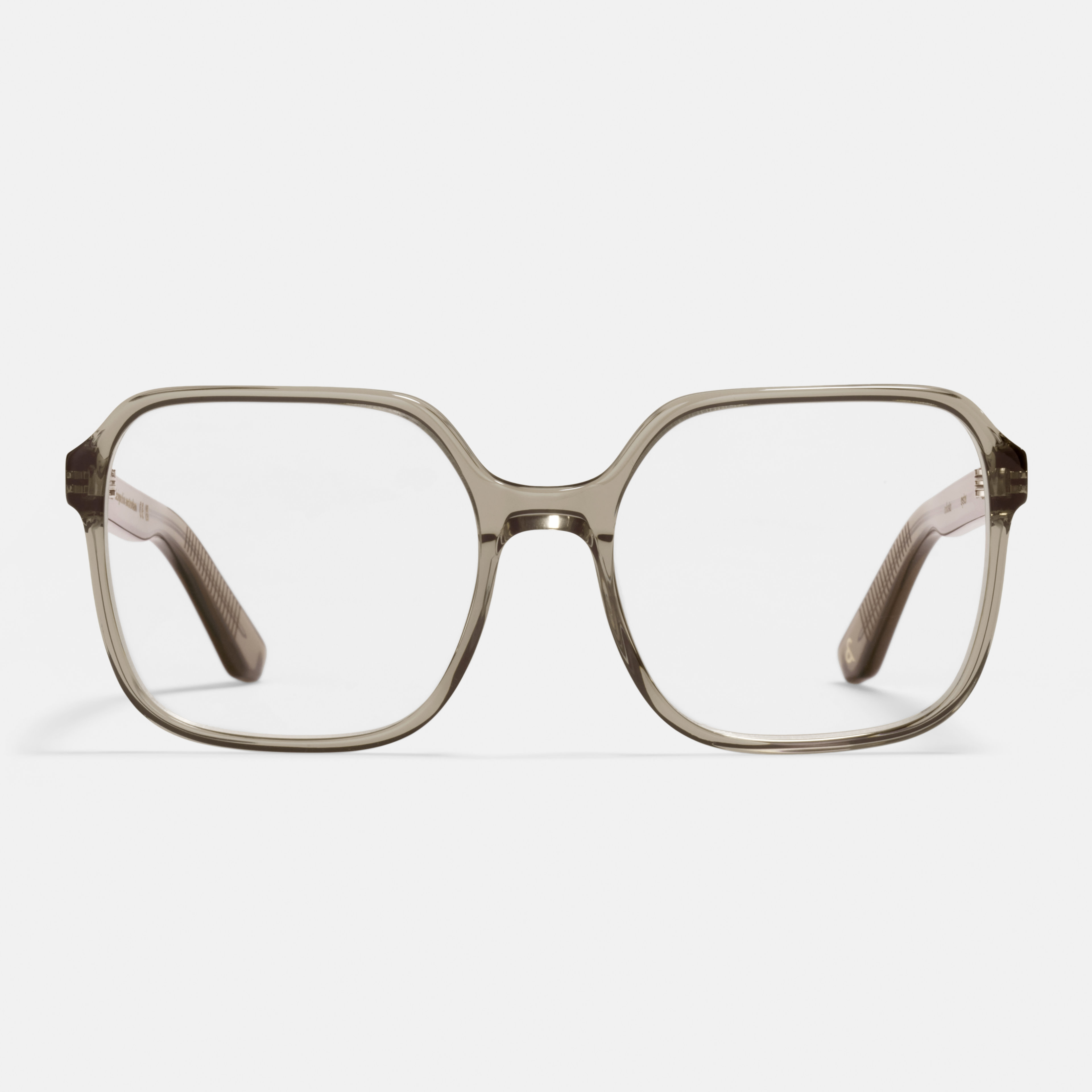 Ace & Tate Glasses | Square Acetate in Grey