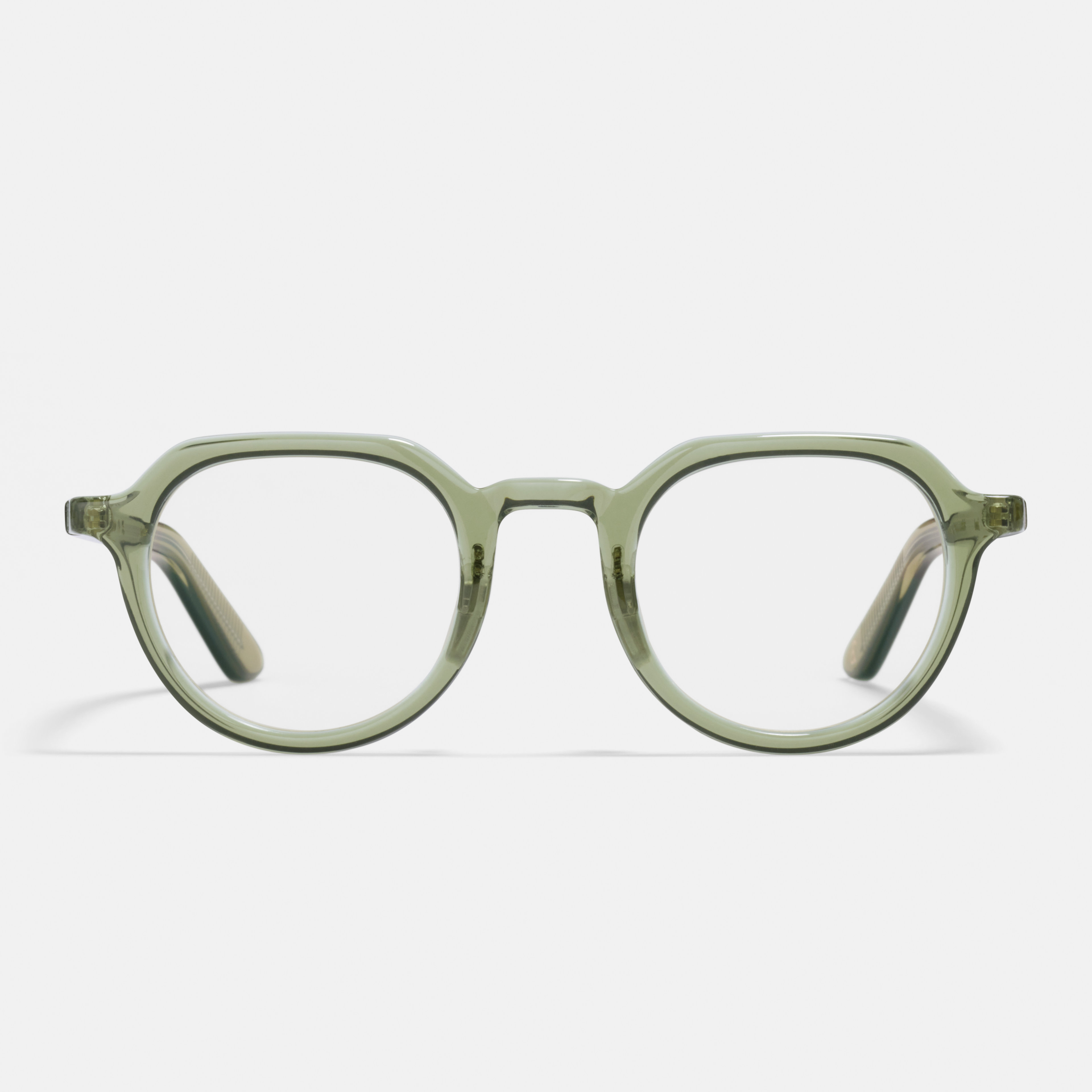 Ace & Tate Glasses | Round Acetate in Green