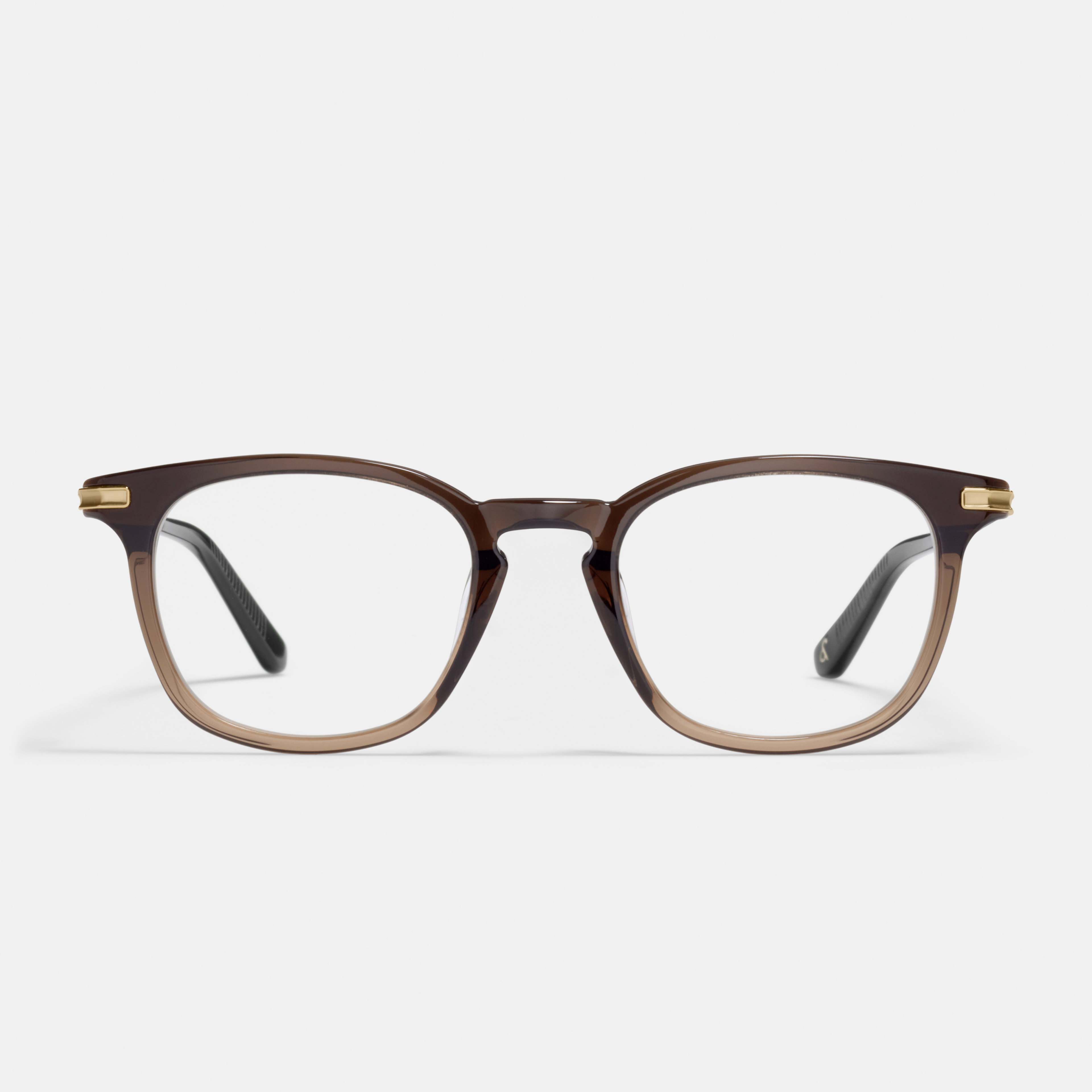 Ace & Tate Glasses | Hexagonal Acetate in Brown