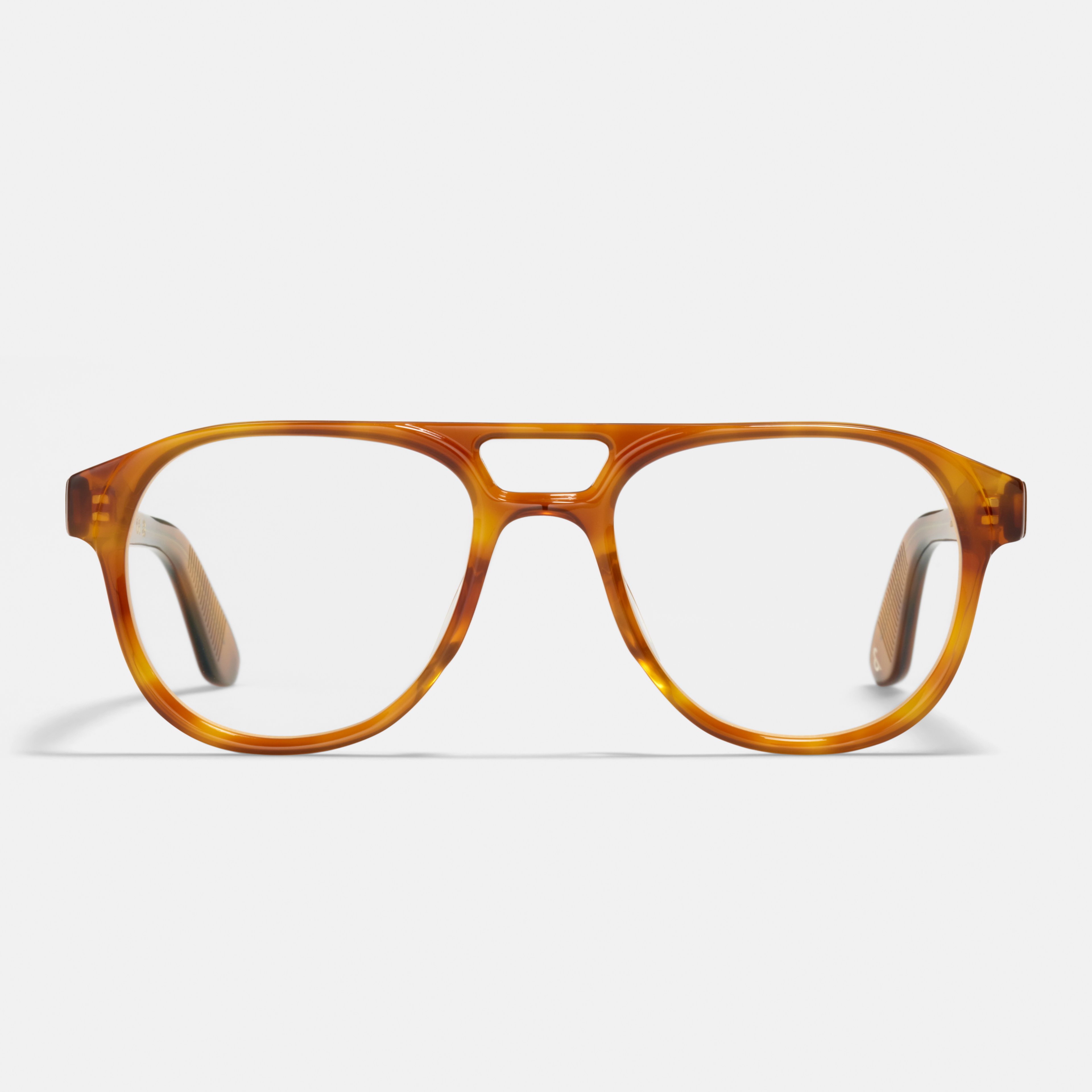 Ace & Tate Brillen | Oval Acetat in Braun