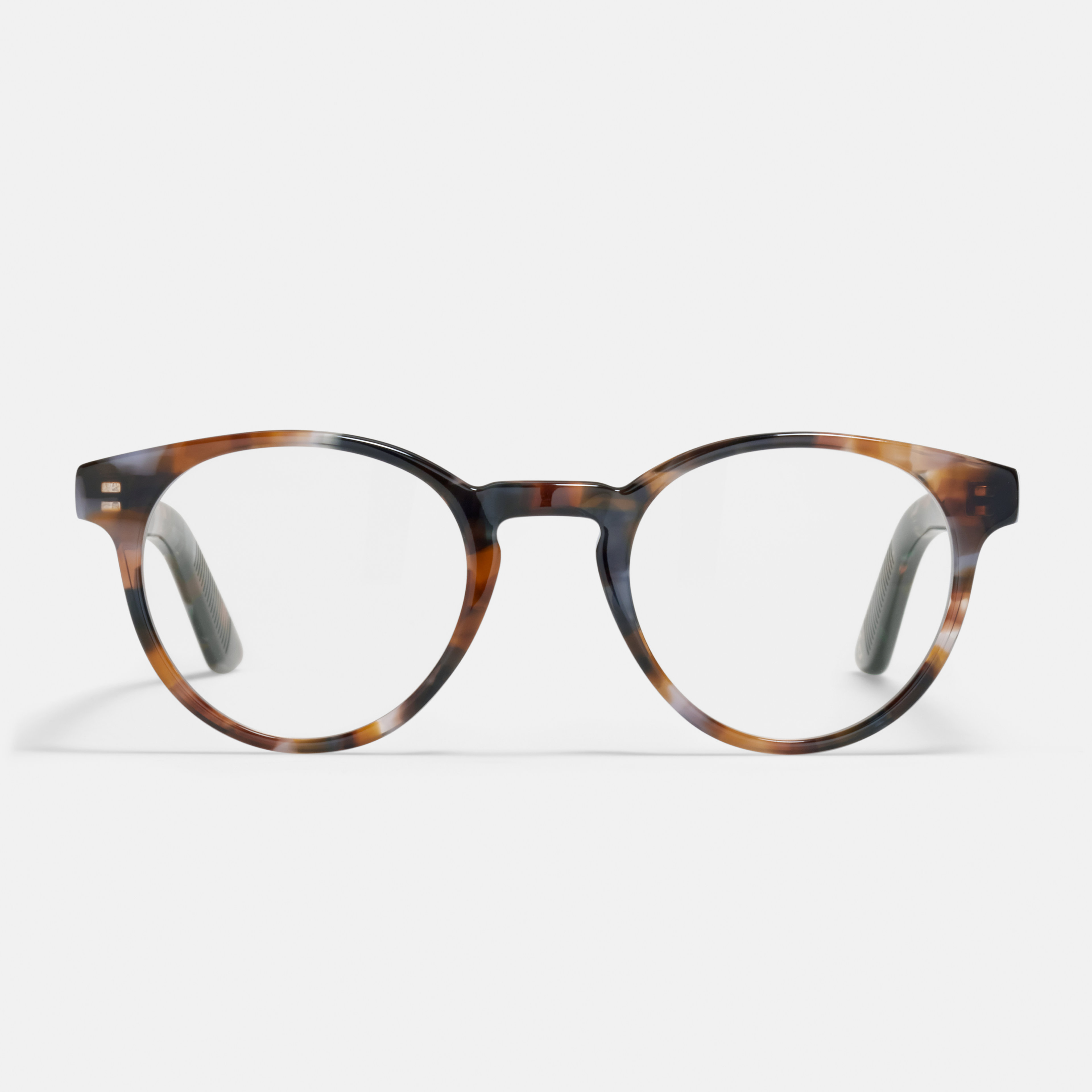 Ace & Tate Optiques | Ronde Acétate in Marron, Orange, Violet