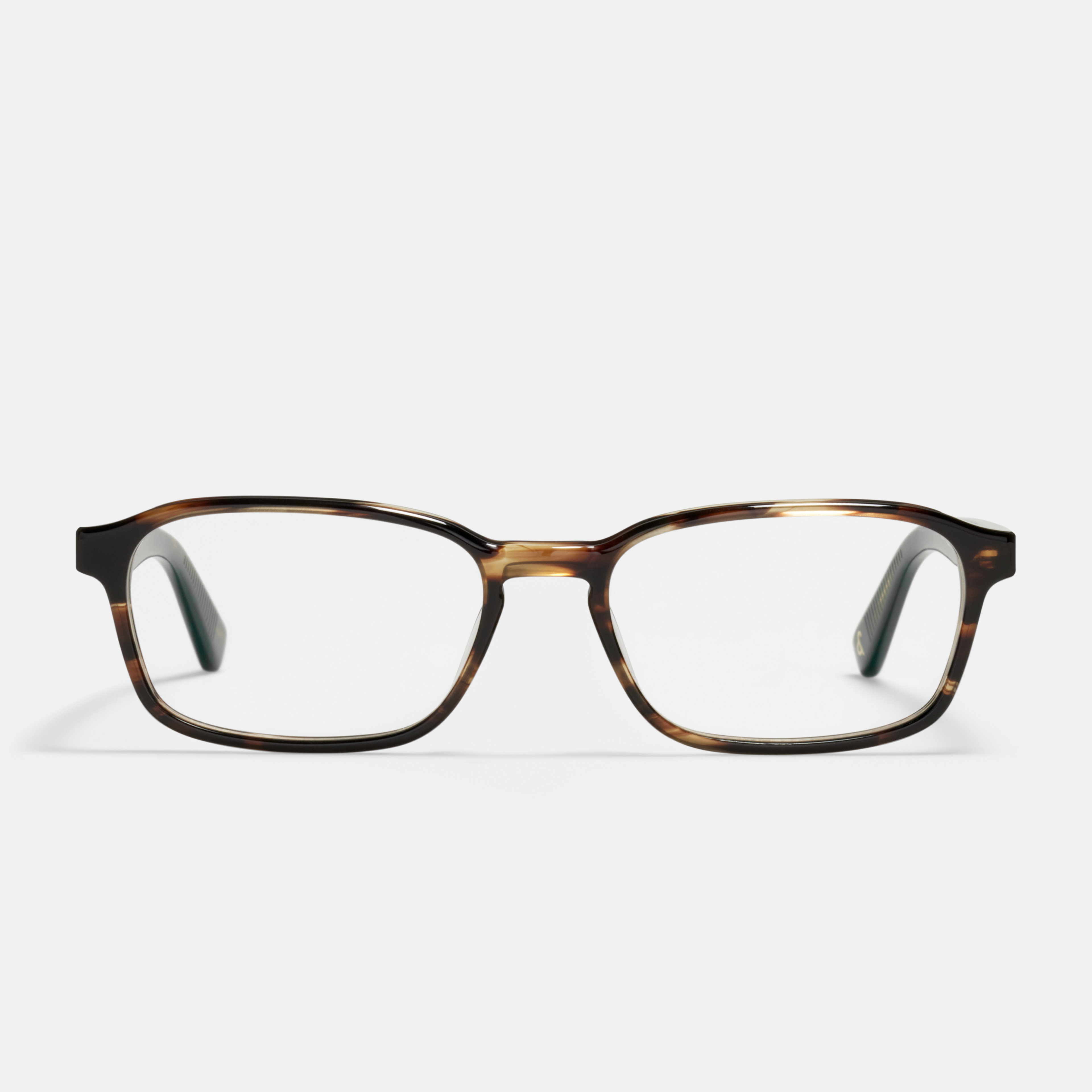 Ace & Tate Brillen | Rechteckig Acetat in Braun, Orange