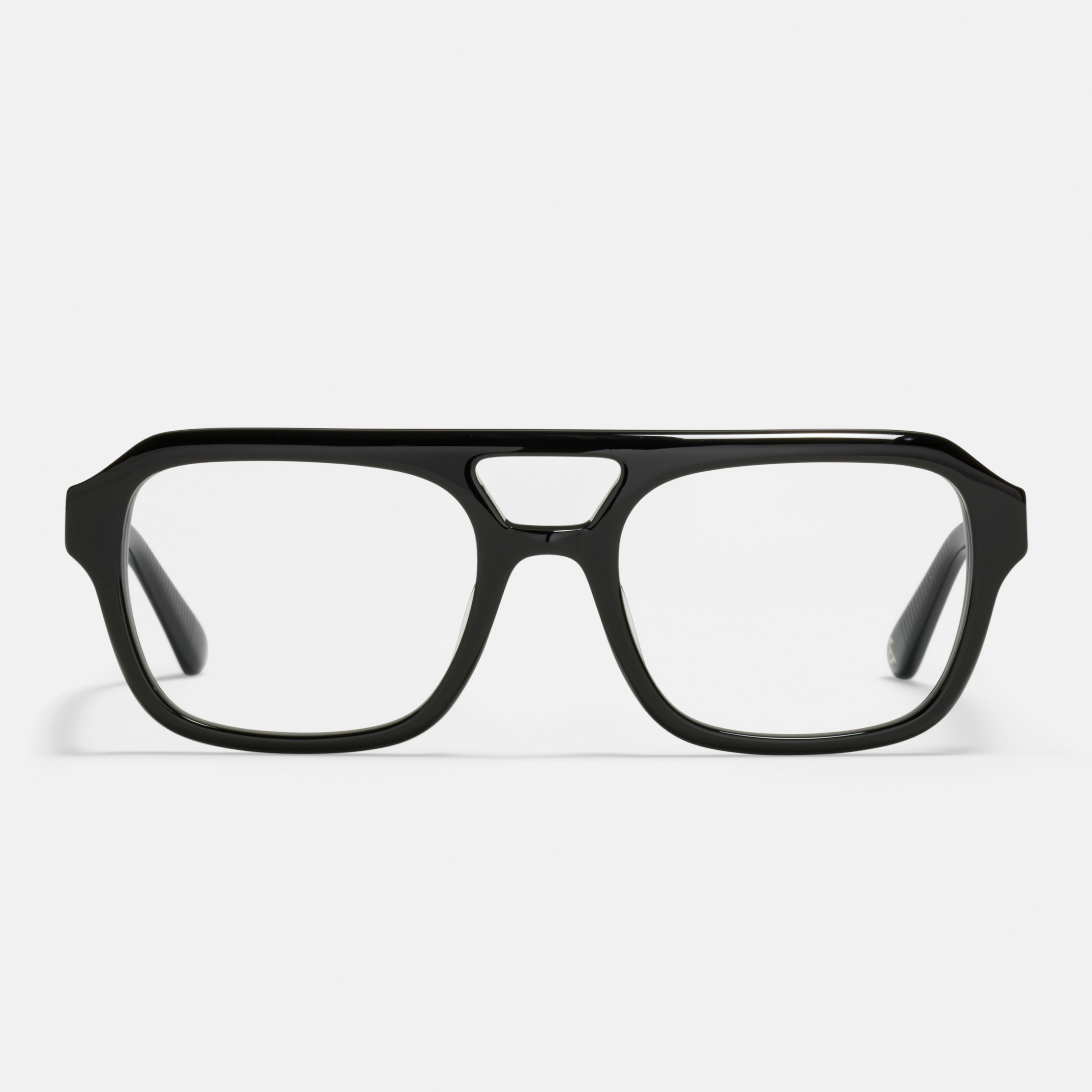 Ace & Tate Glasses | Square Acetate in Black
