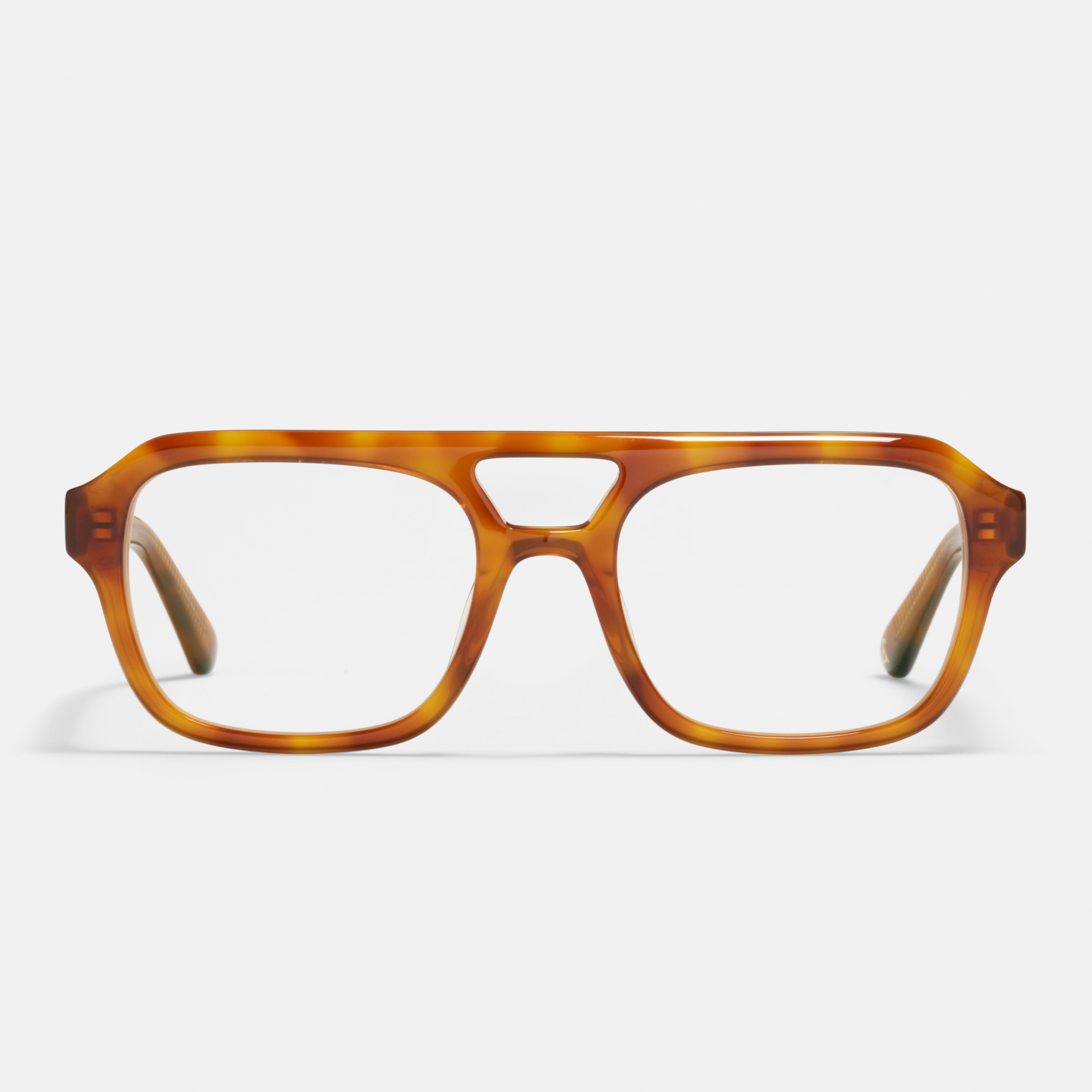 Ace & Tate Glasses | Square Acetate in Brown