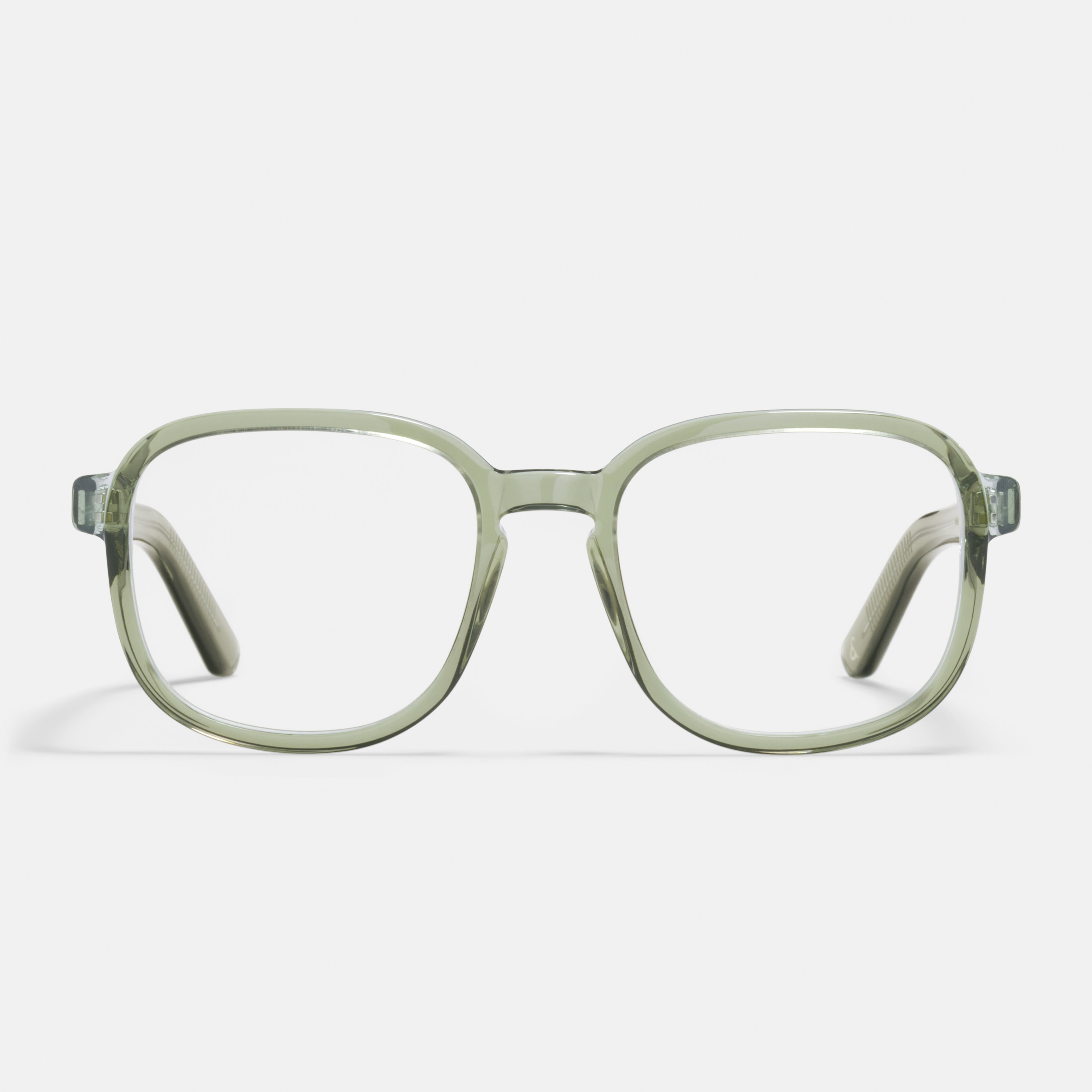 Ace & Tate Glasses | Square Acetate in Green