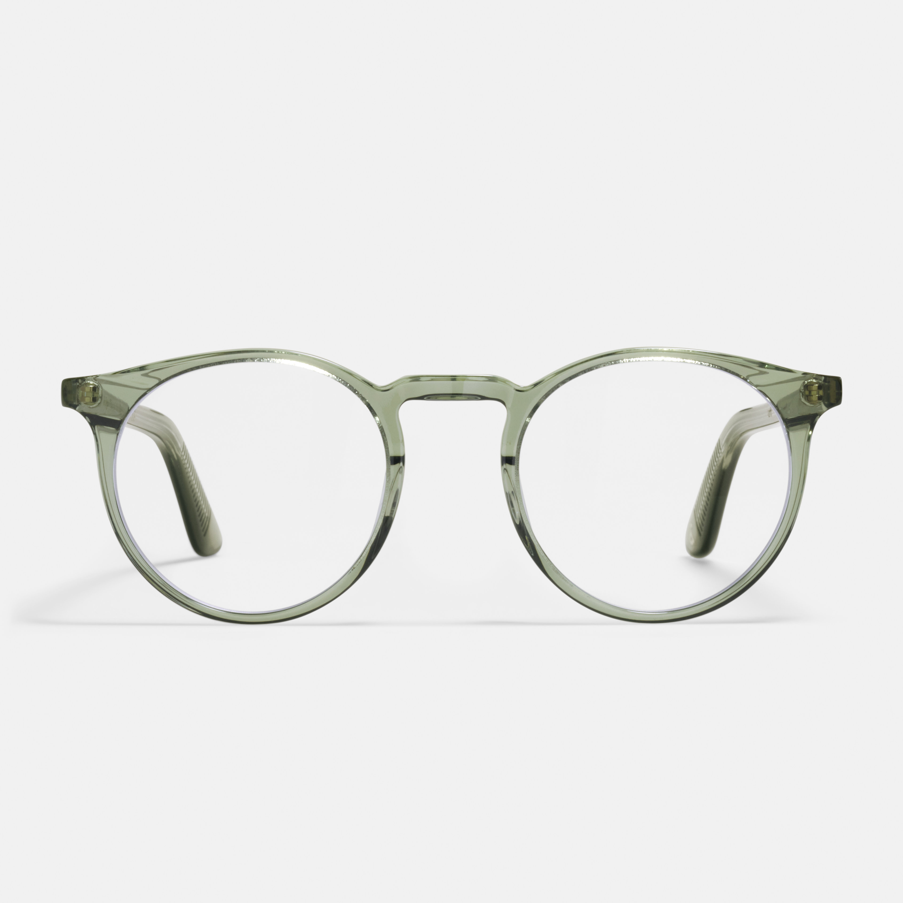 Ace & Tate Glasses | Round Acetate in Green