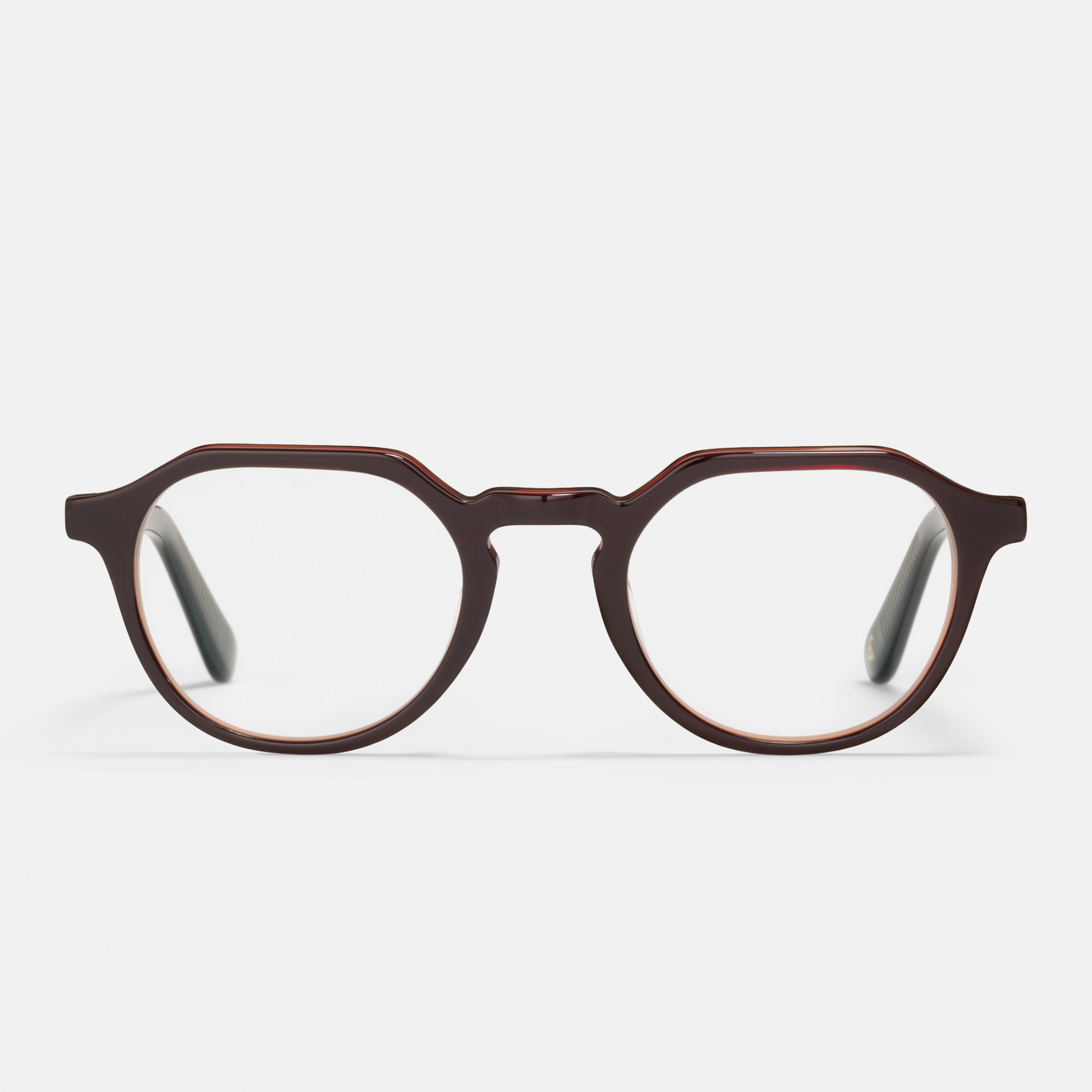 Ace & Tate Brillen | Hexagonal Acetat in Rot