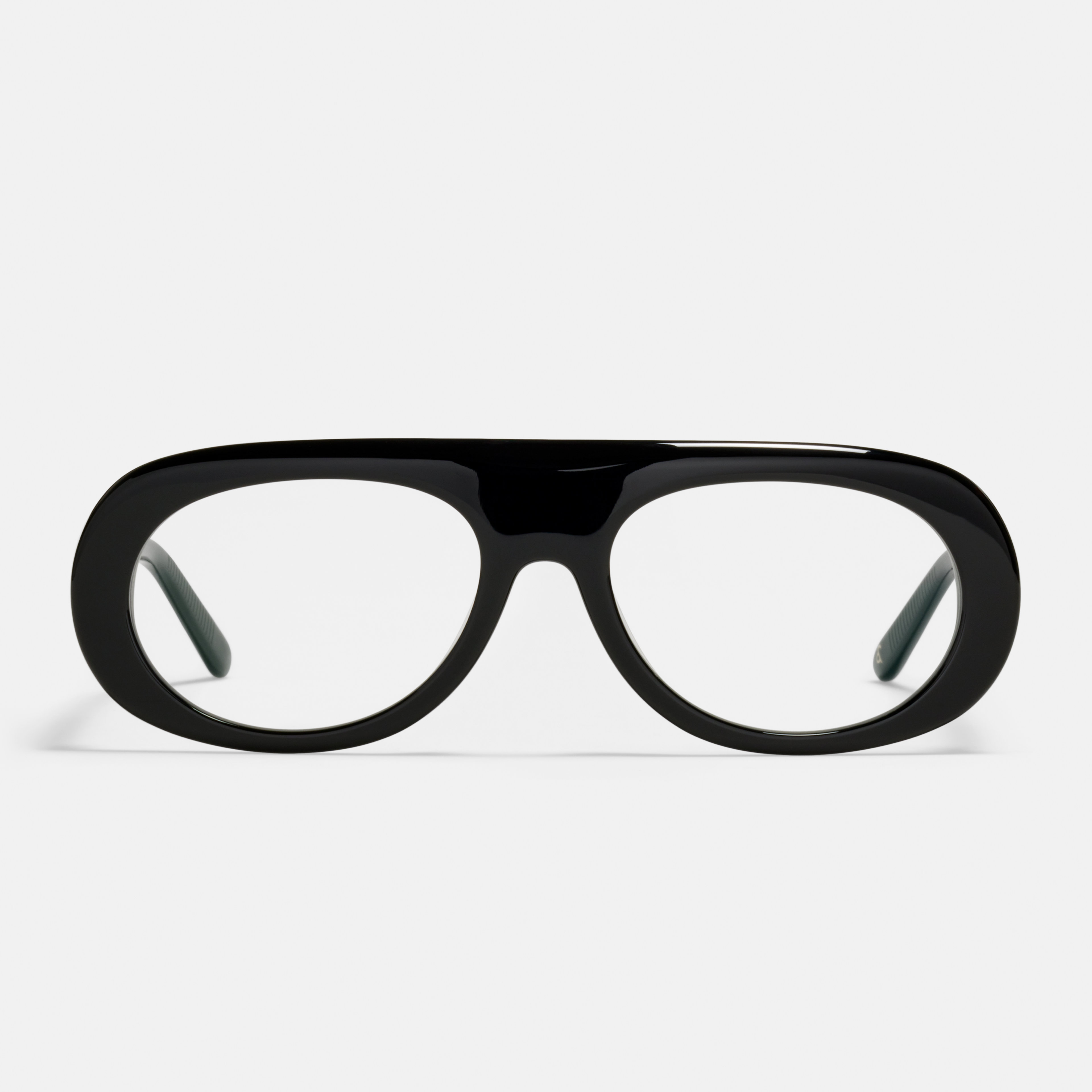 Ace & Tate Brillen | Rund Acetat in Schwarz