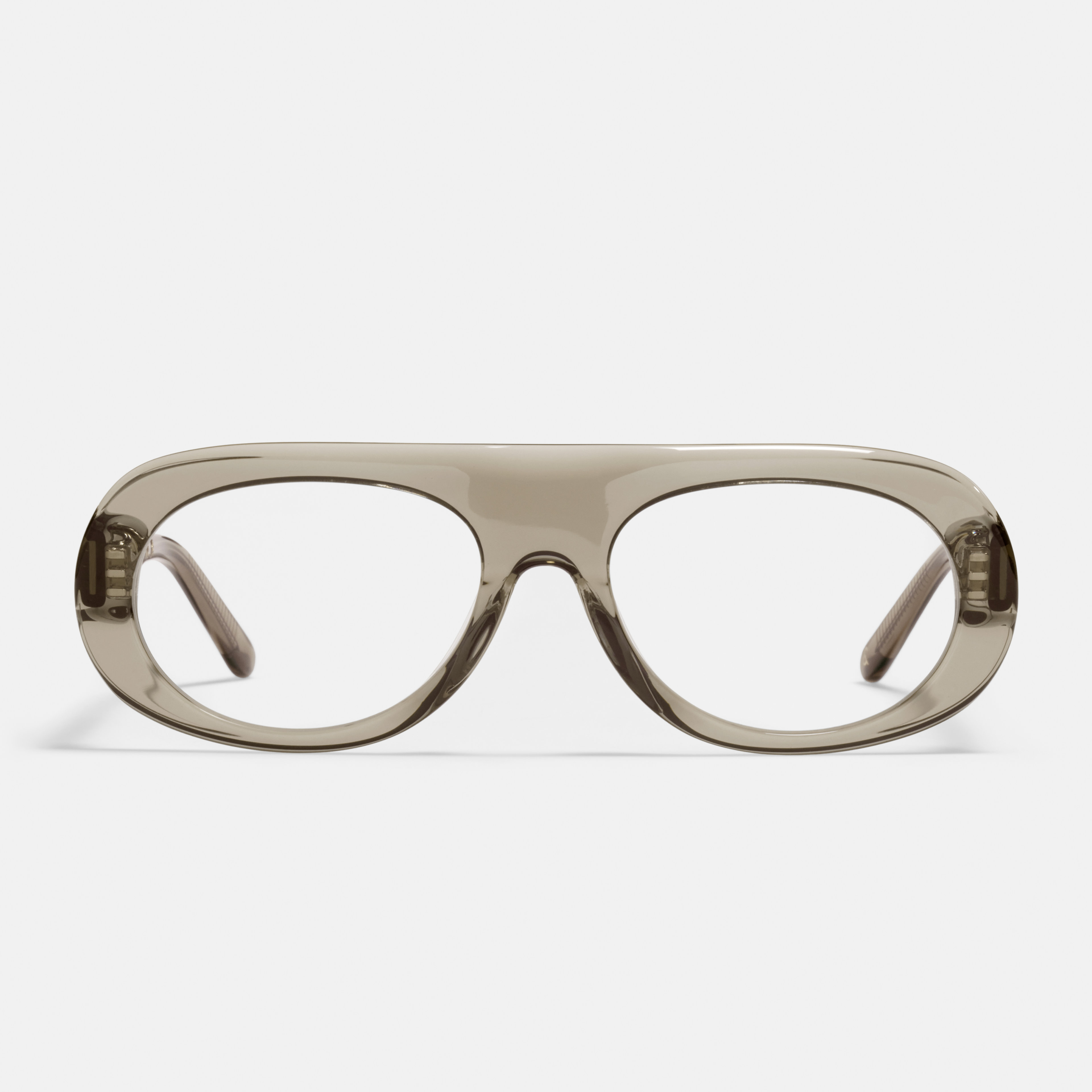 Ace & Tate Brillen | Rund Acetat in Grau