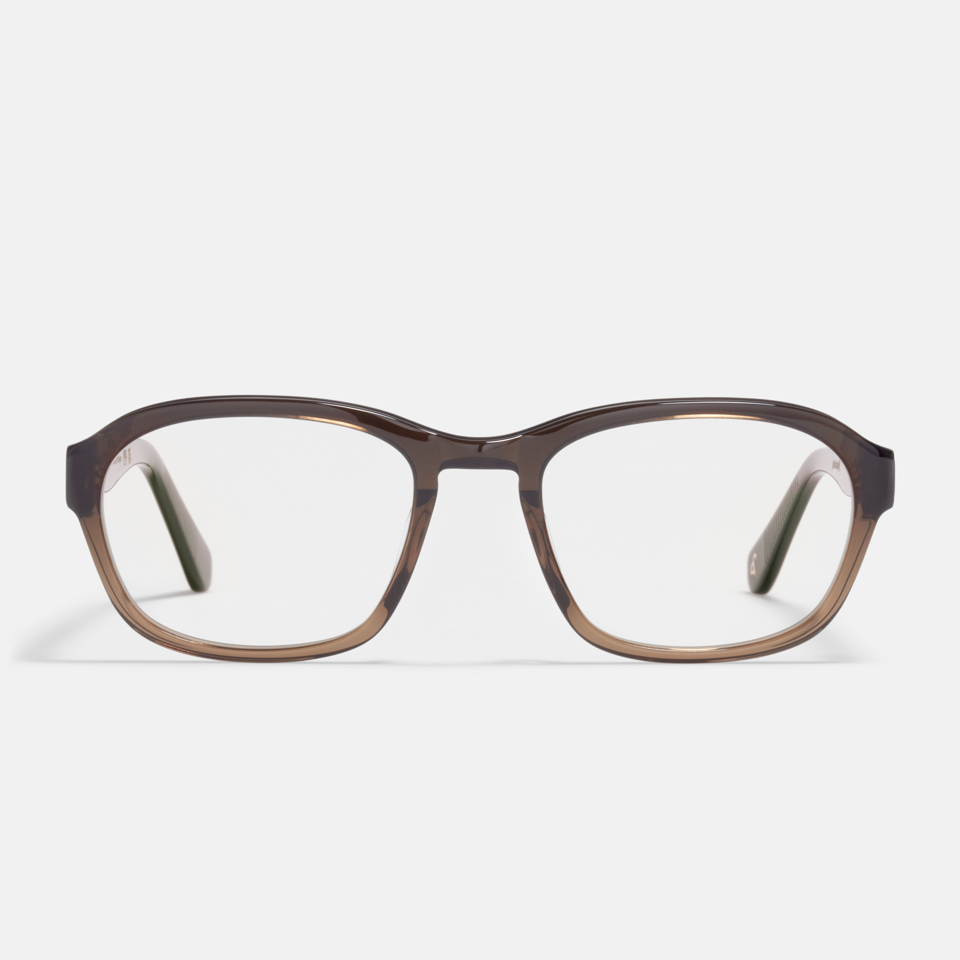 Ace & Tate Brillen | Quadratisch Acetat in Braun