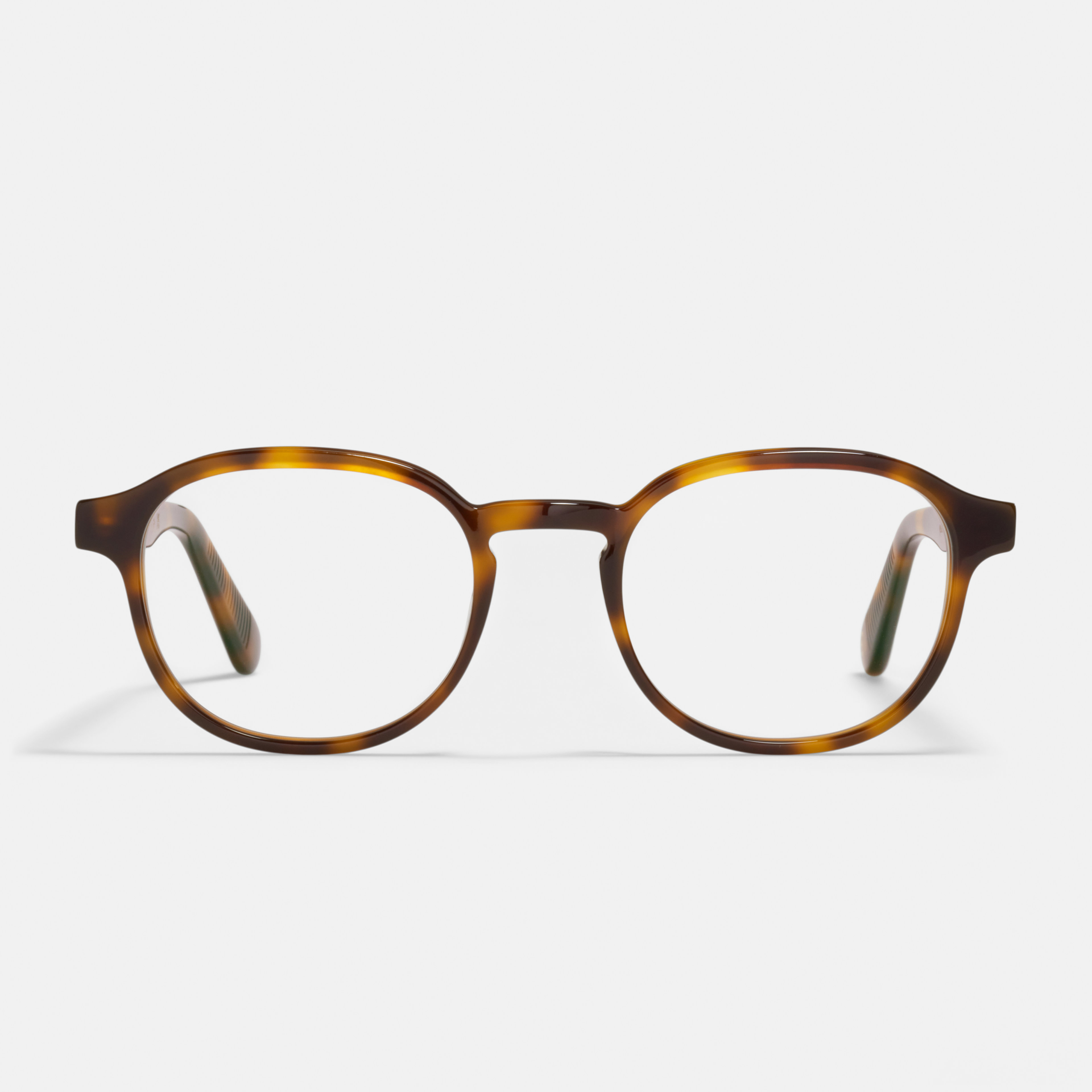 Ace & Tate Glasses | Round Acetate in Black, Brown