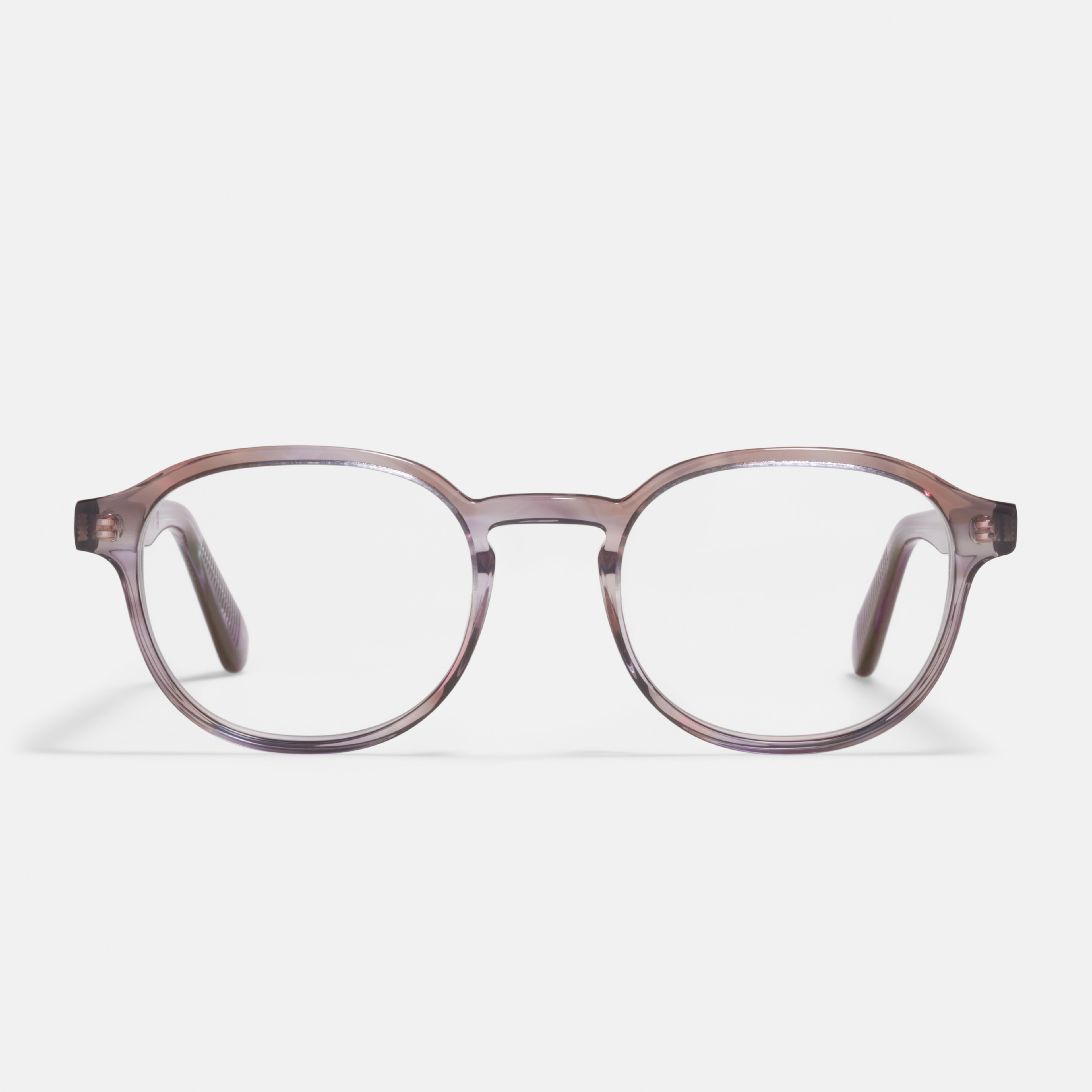 Ace & Tate Glasses | Round Acetate in Orange, Pink, Purple