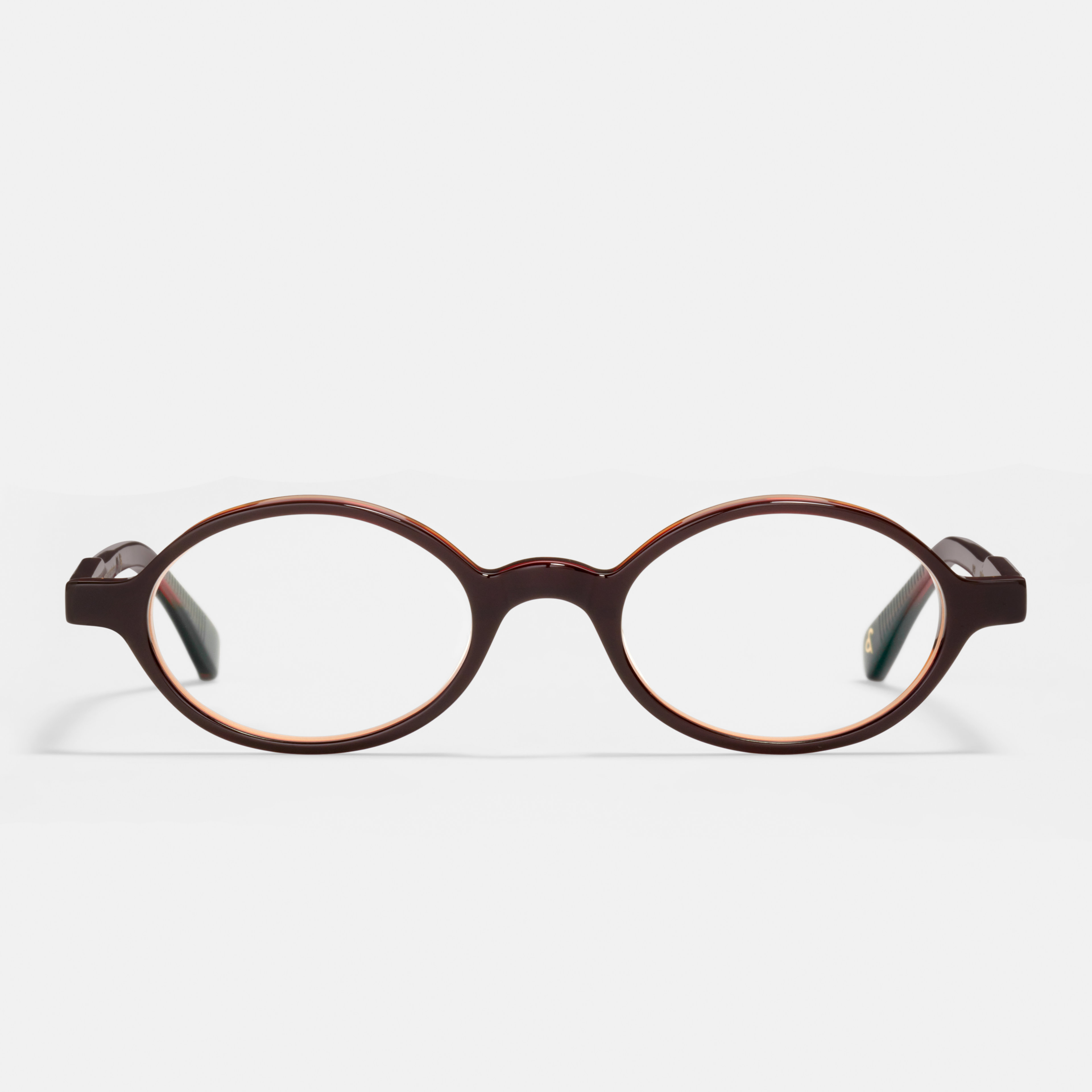 Ace & Tate Glasses | Round Acetate in Red