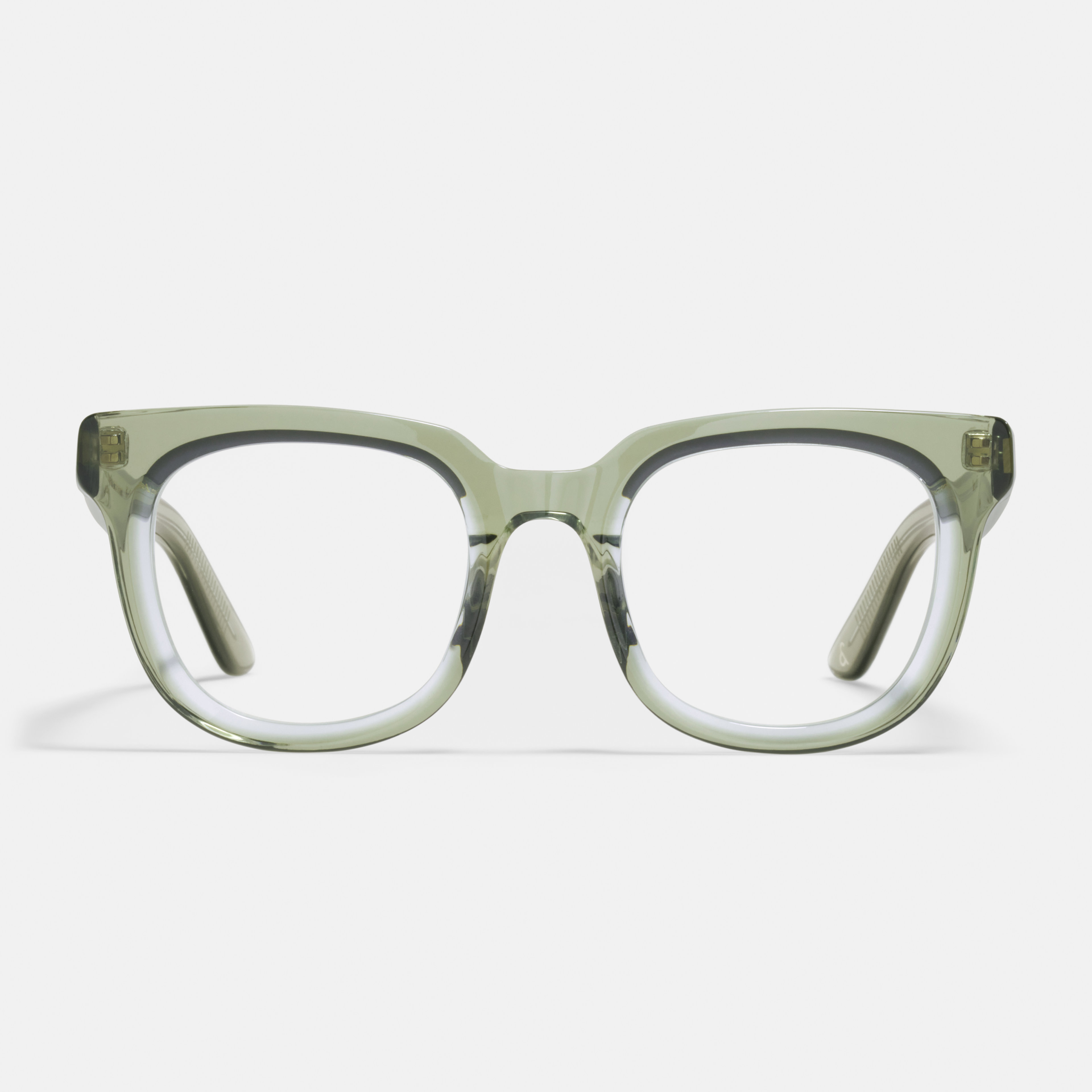 Ace & Tate Glasses | Round Acetate in Green