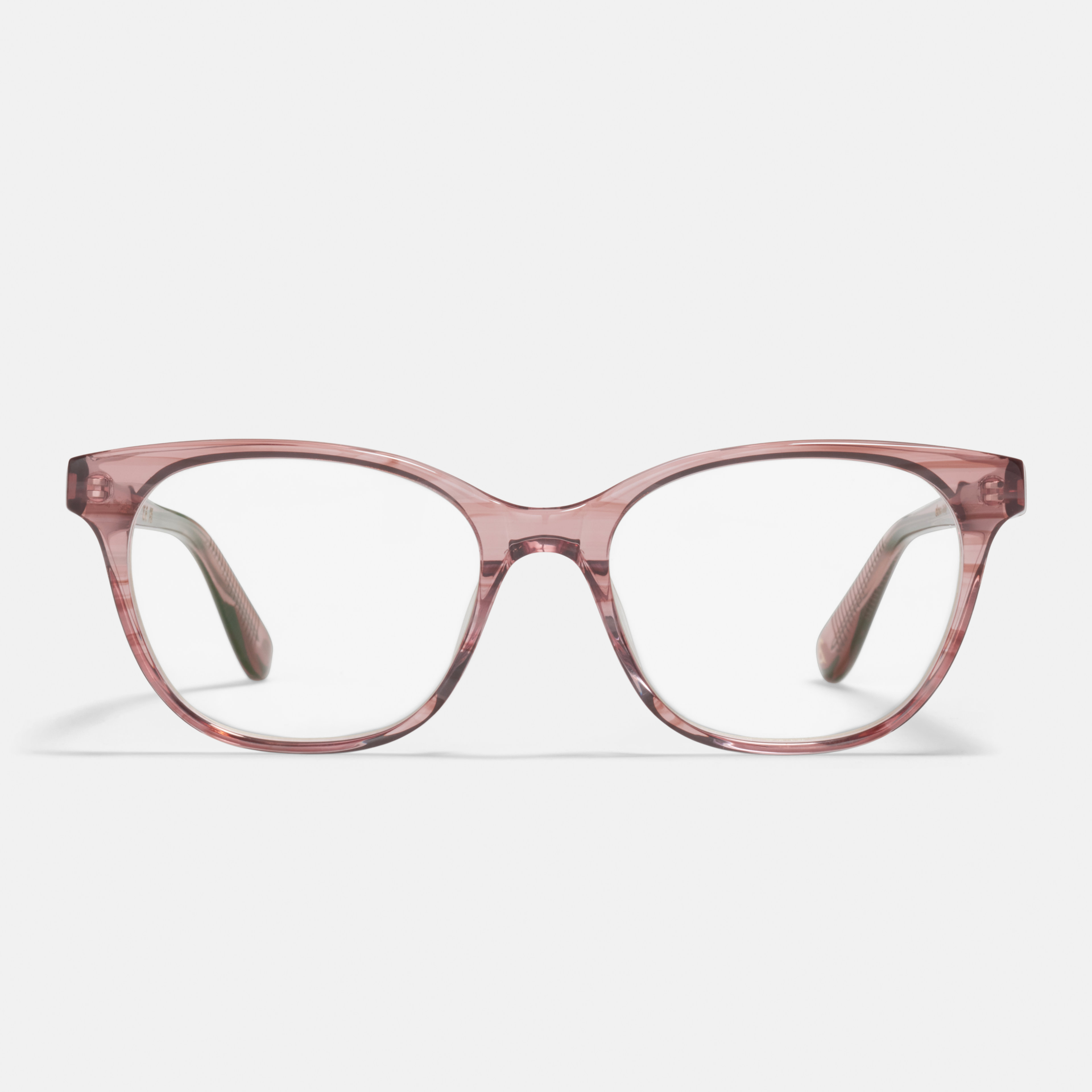 Ace & Tate Brillen | Quadratisch Acetat in Beige, Orange