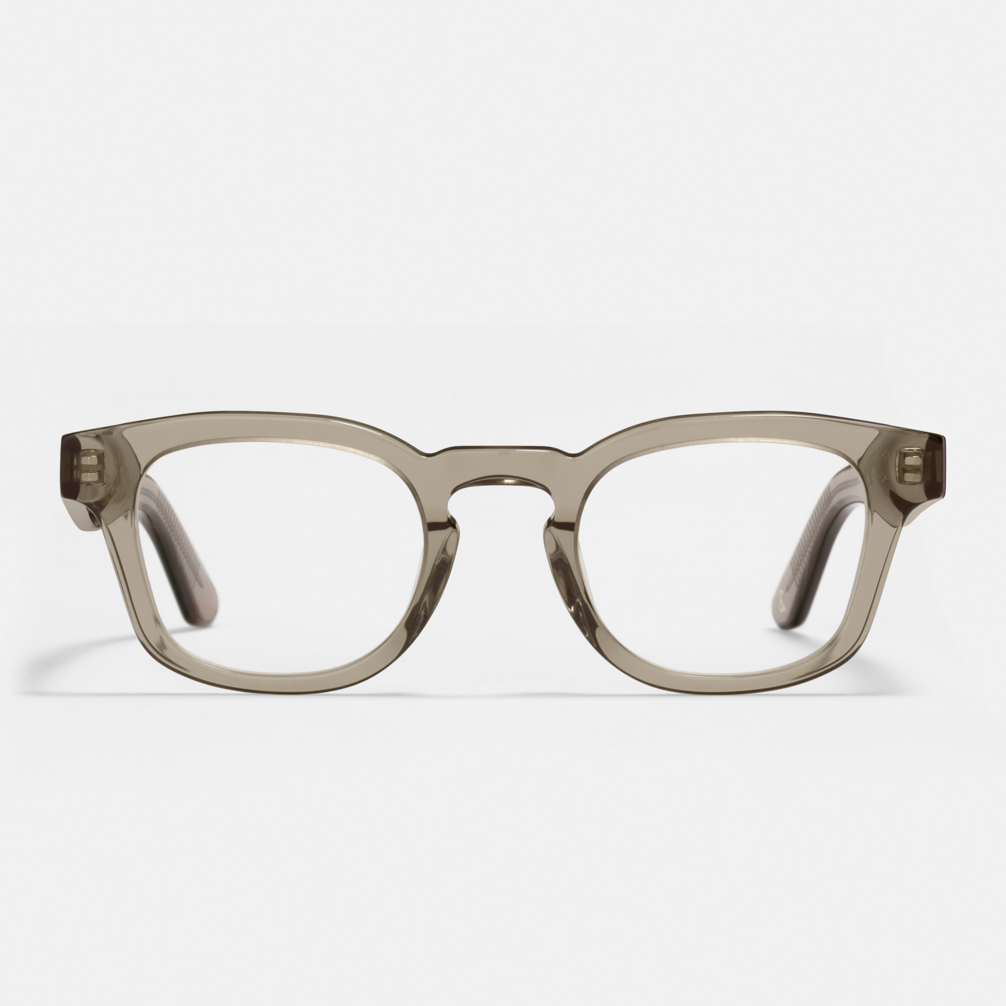 Ace & Tate Glasses | Round Acetate in Grey