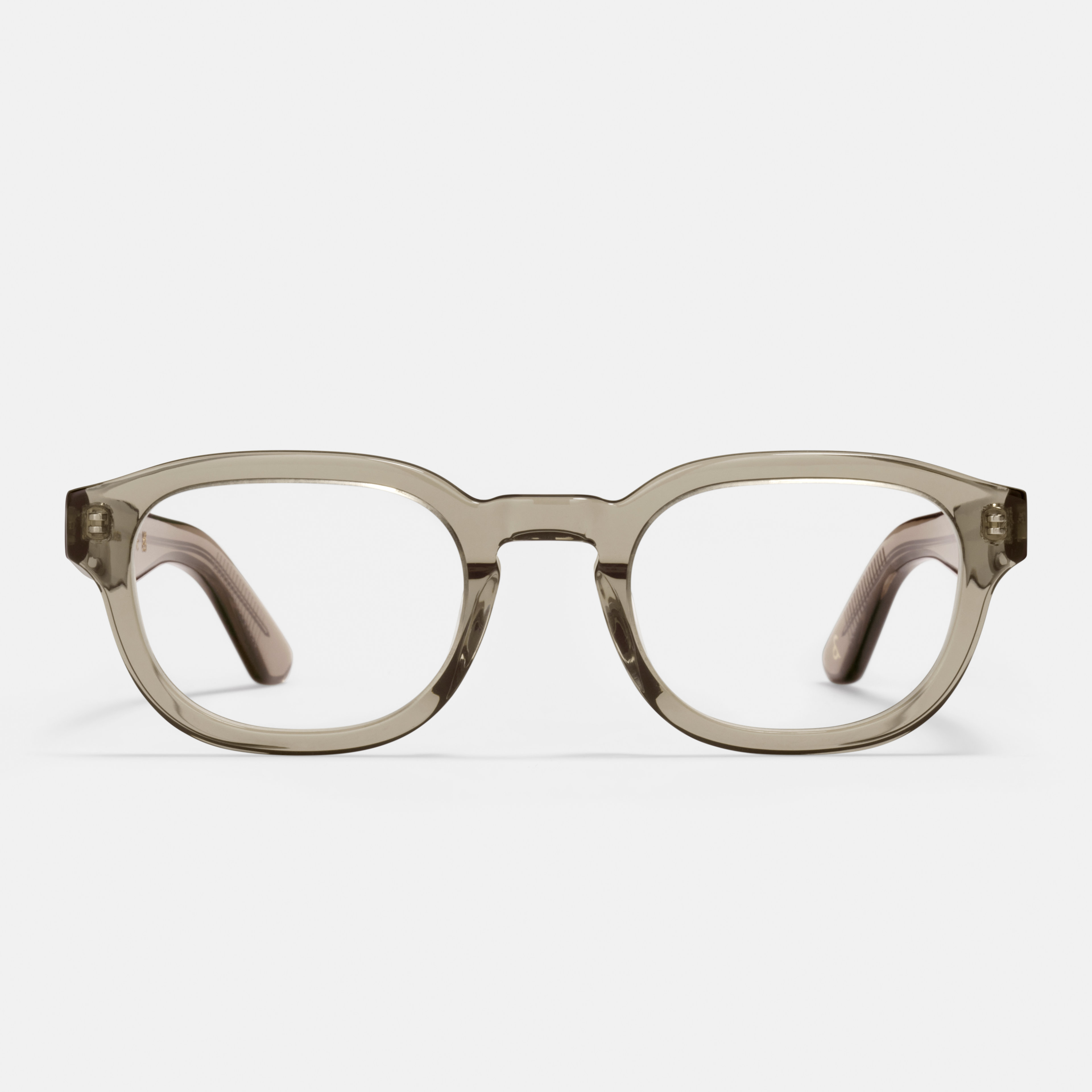Ace & Tate Glasses | Round Acetate in Grey