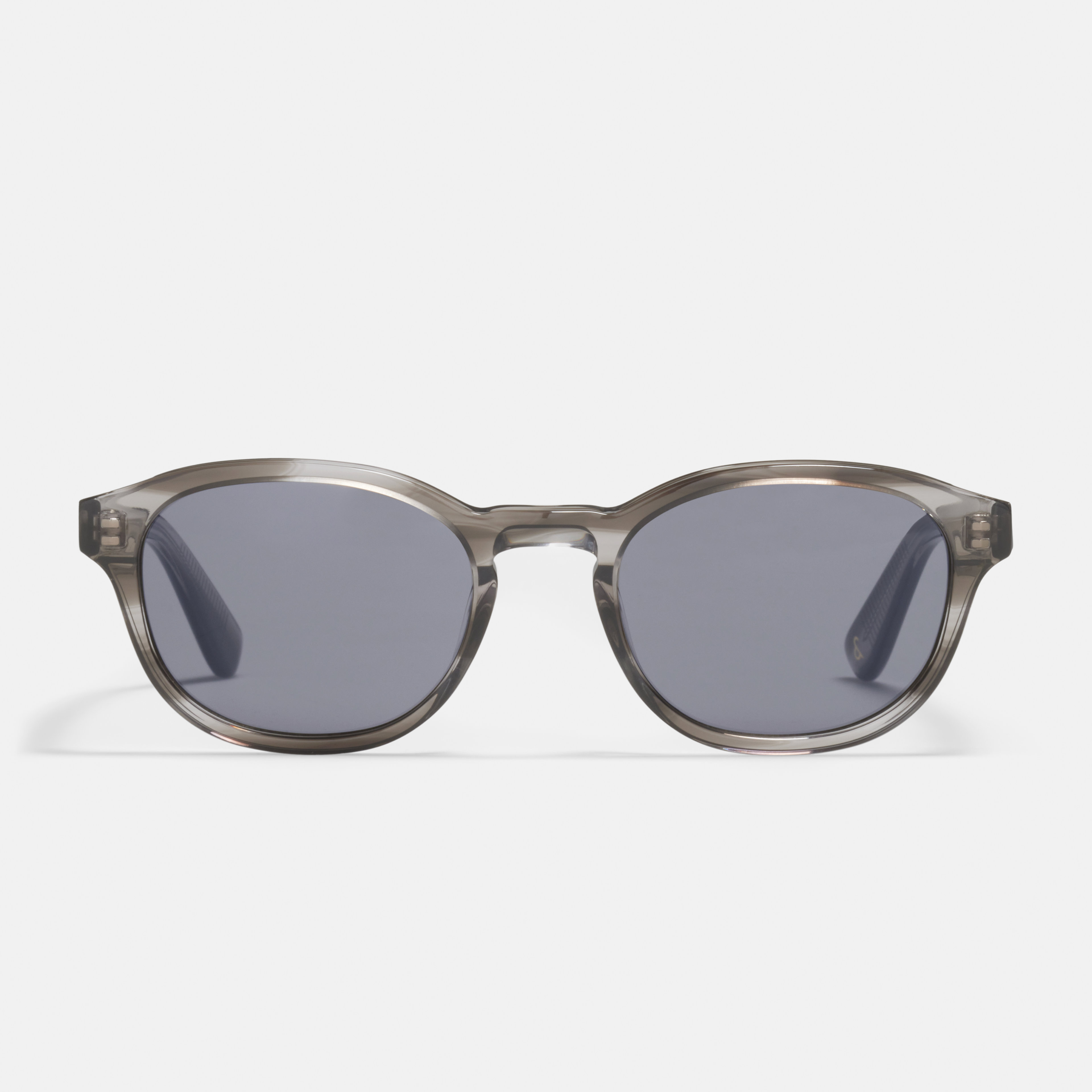 Ace & Tate Solaires | Ronde Acétate in Clair, Gris
