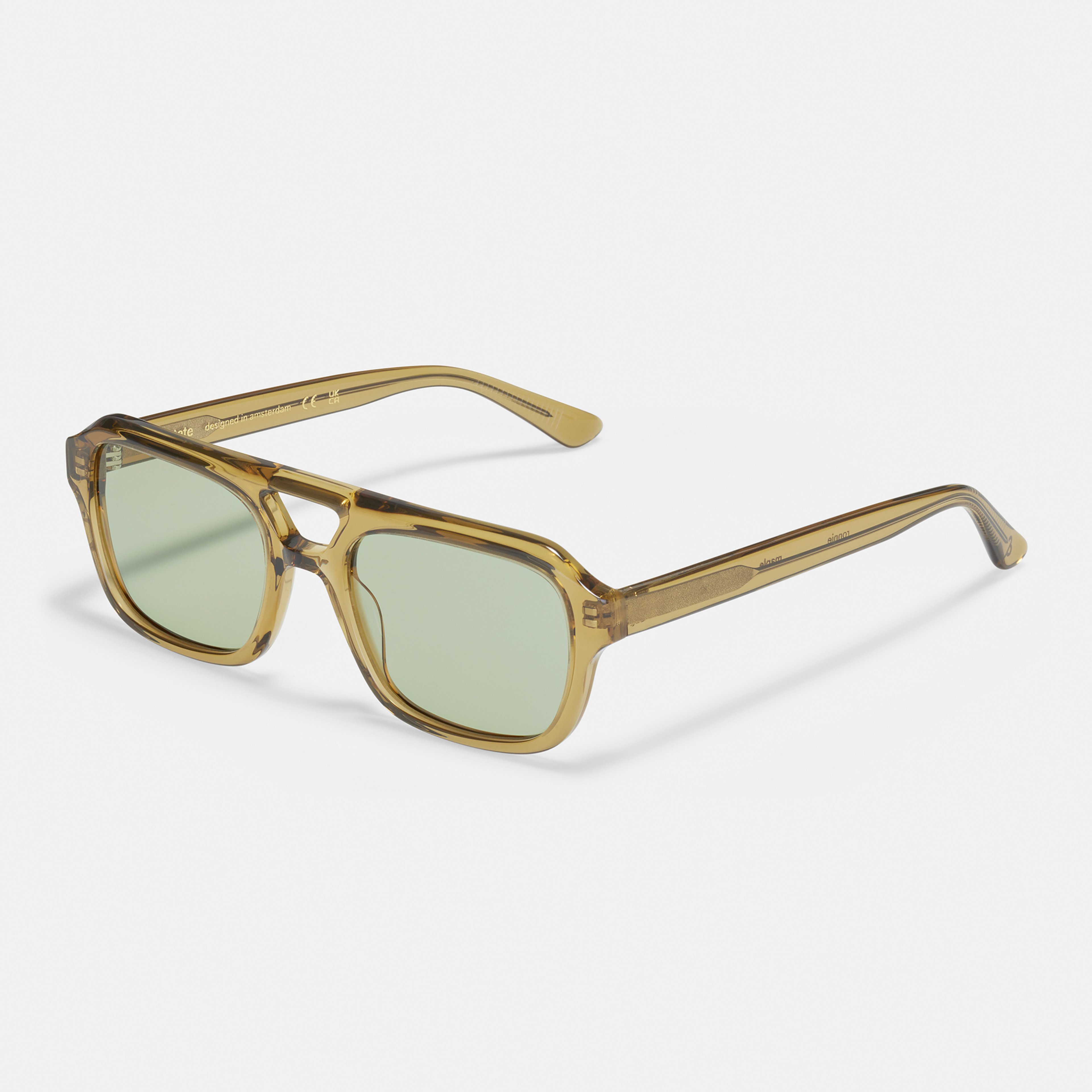 Ace & Tate Sunglasses | Square Acetate in Brown