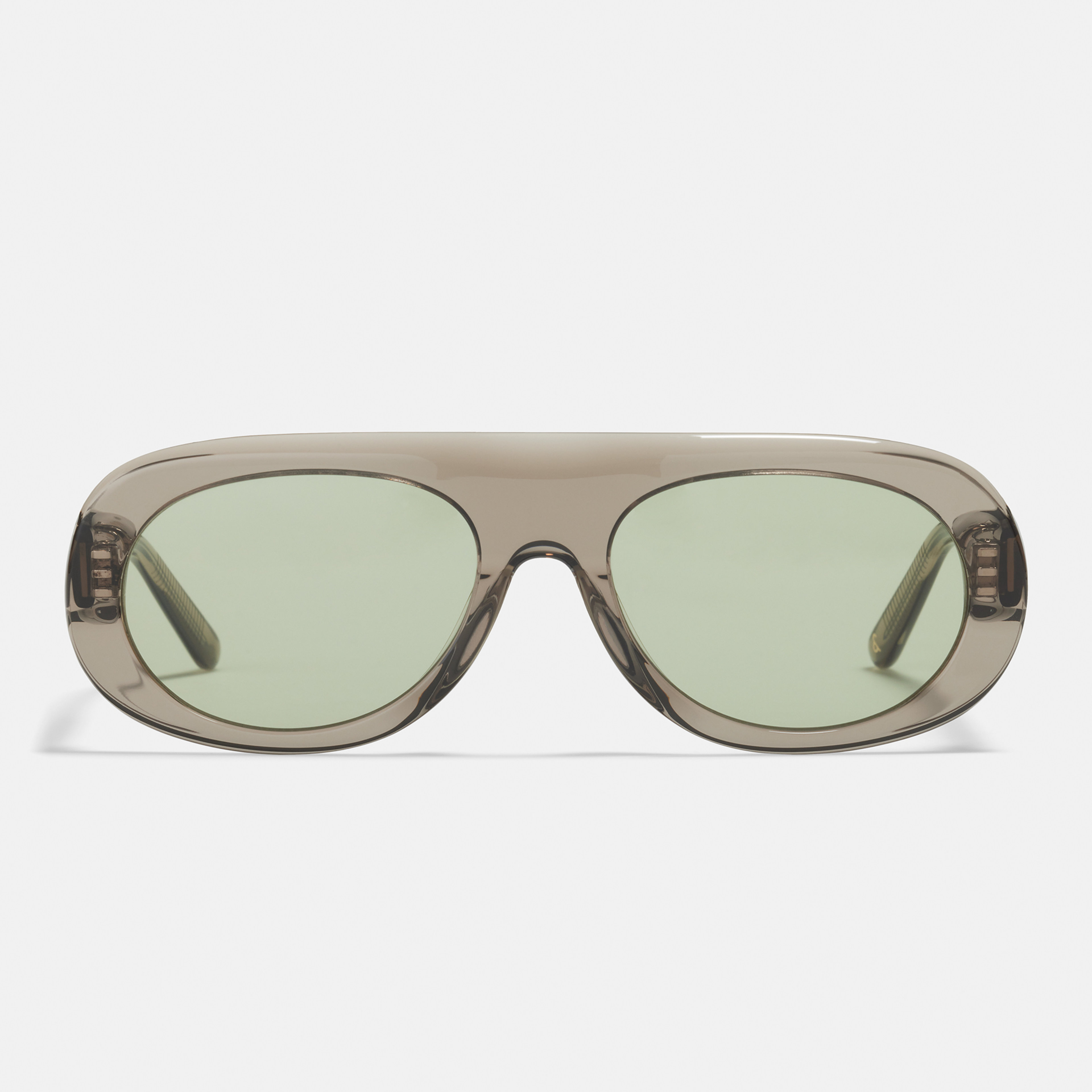 Ace & Tate Sunglasses | Round Acetate in Grey
