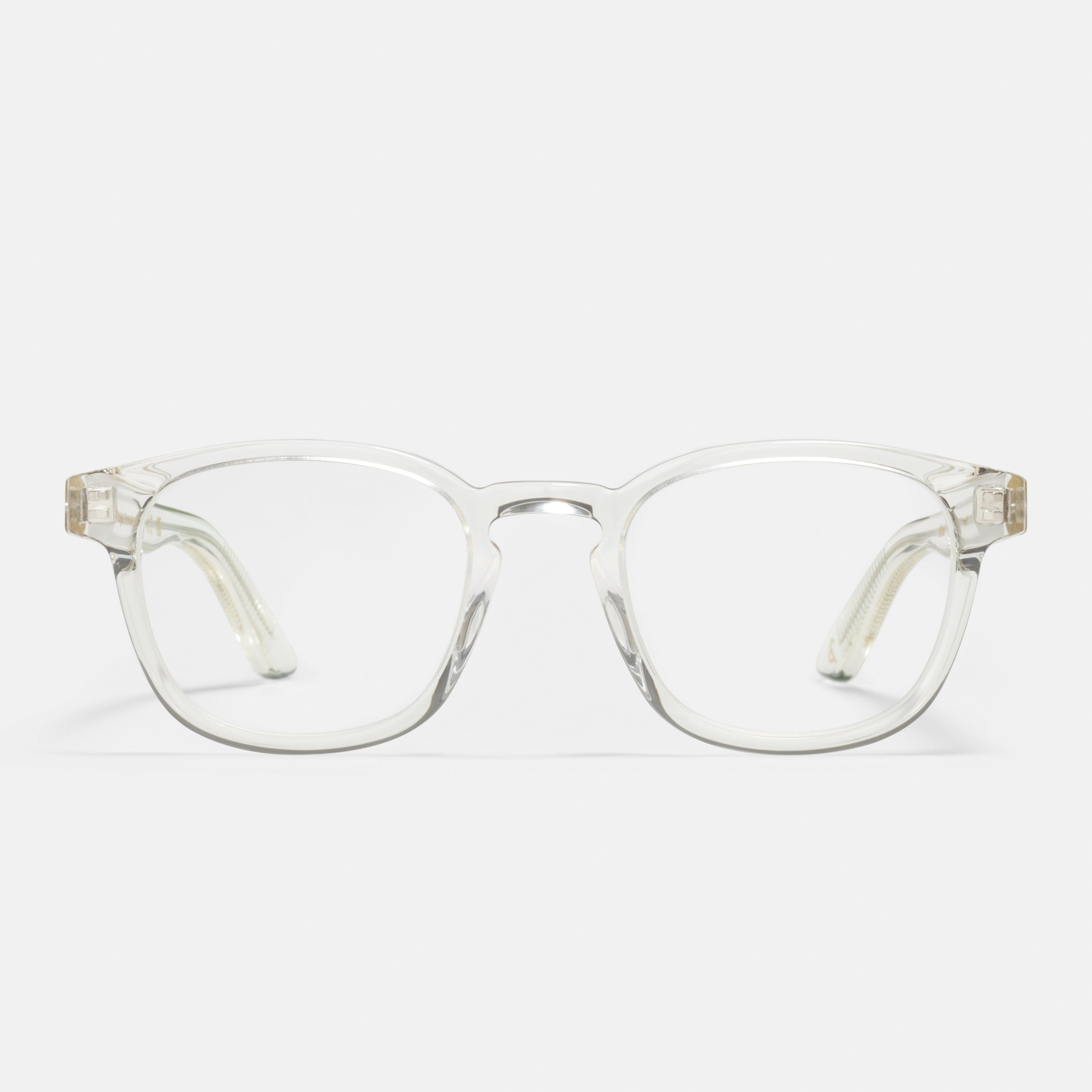 Ace & Tate Glasses | Square Acetate in Clear