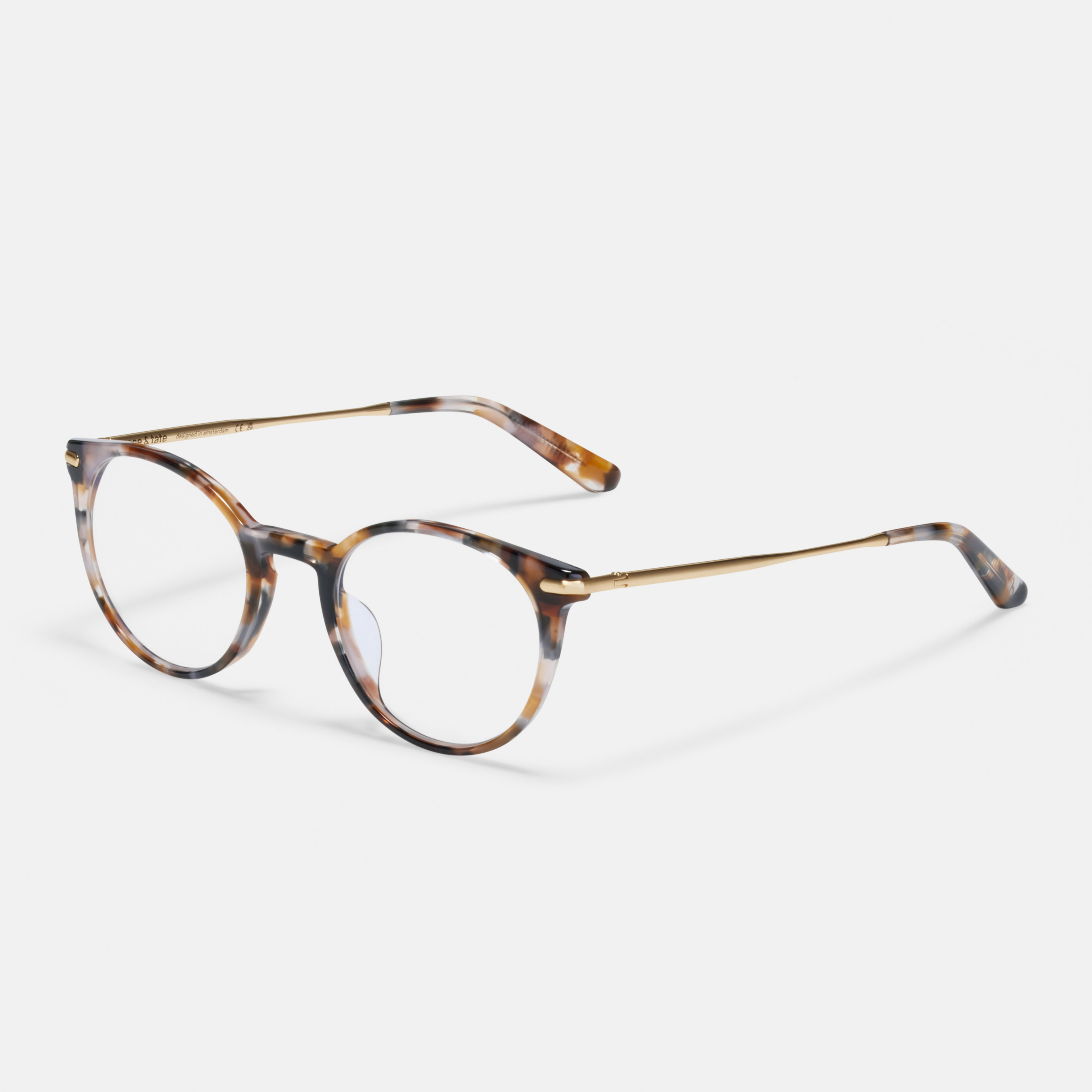 Ace & Tate Glasses |  Metal in Brown, Orange, Purple