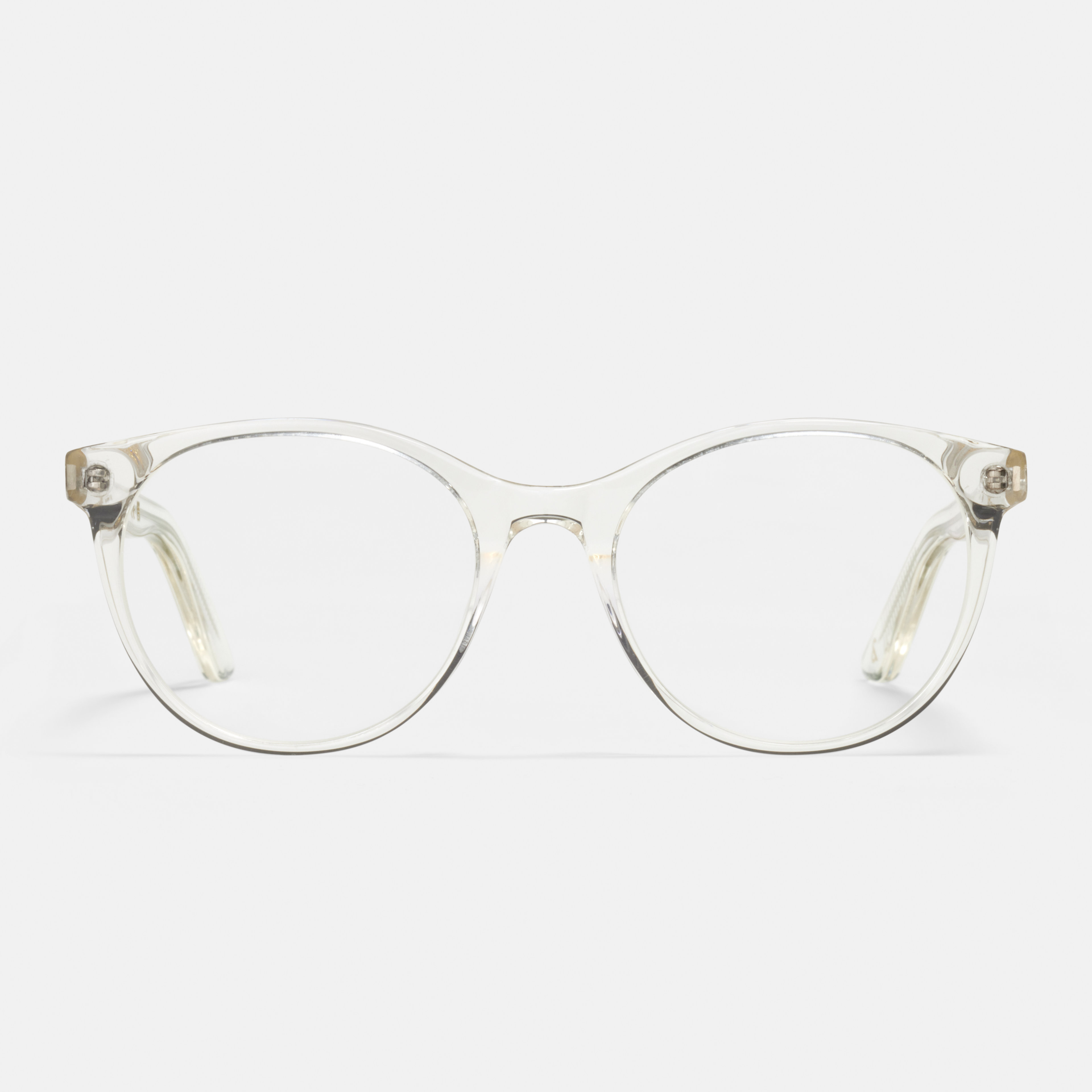 Ace & Tate Glasses | Oval Acetate in Clear