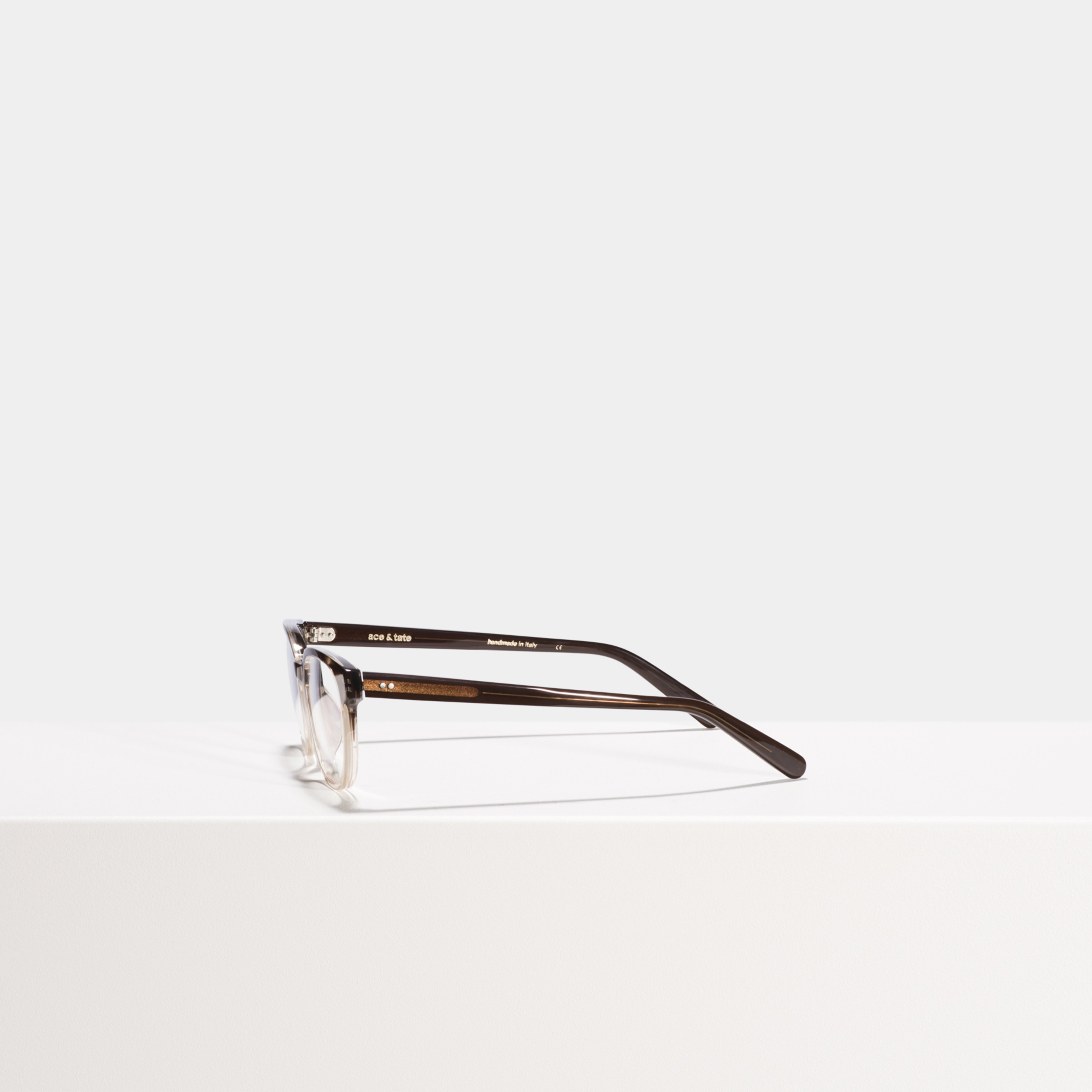 Ace & Tate Optiques | oval Acétate in Marron, Clair