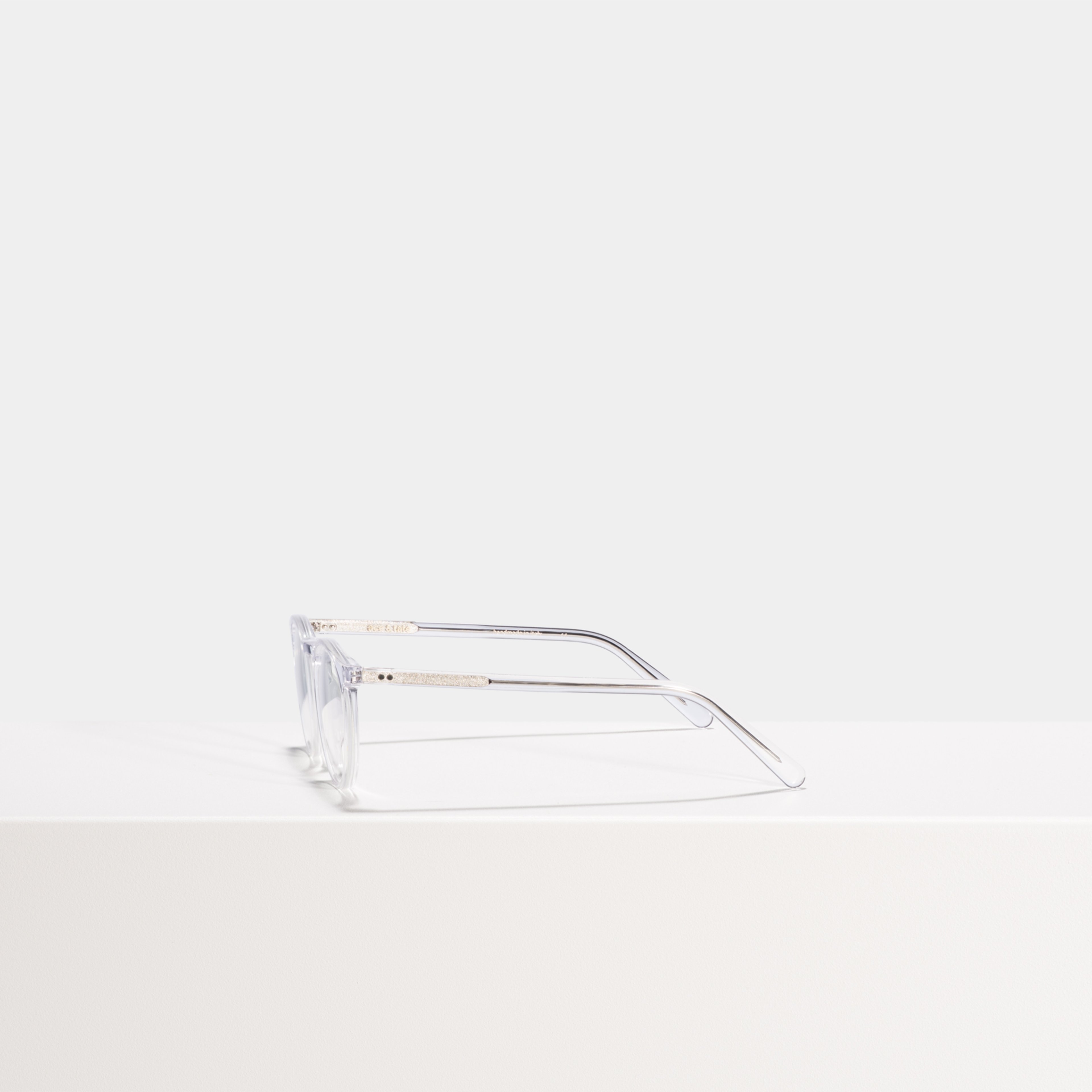 Ace & Tate Glasses | Round Acetate in Clear