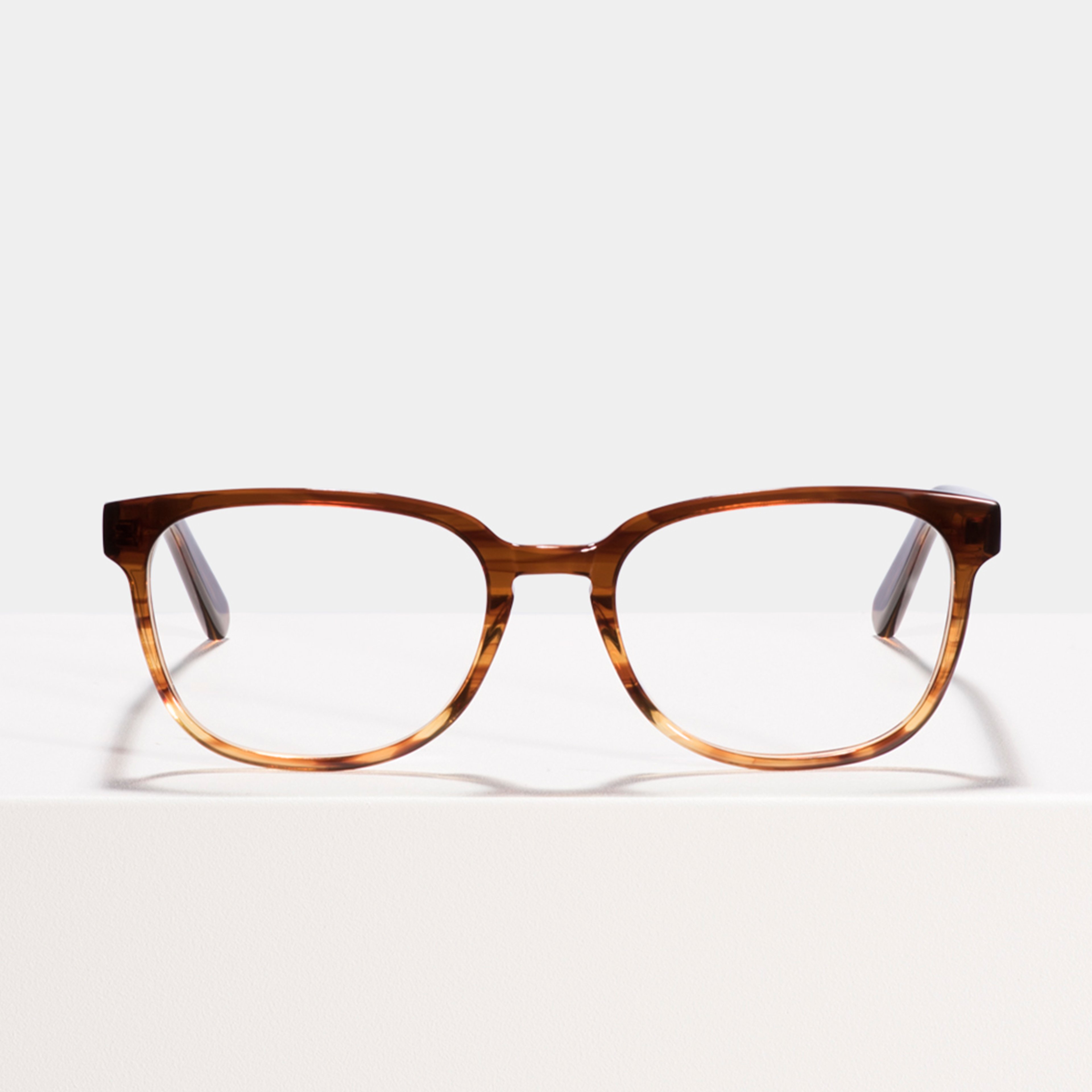 Ace & Tate Optiques | Carrée Acétate in Marron, Orange