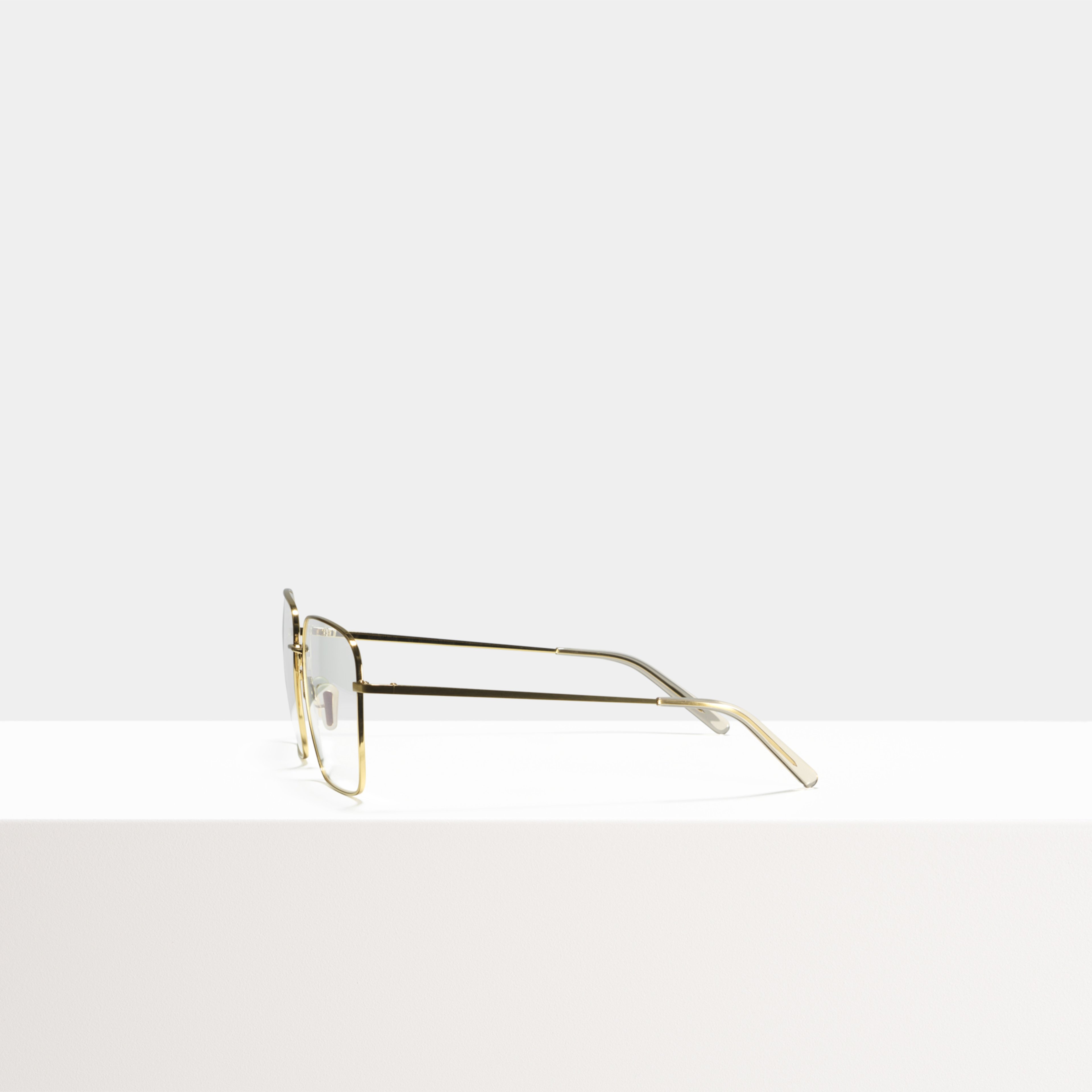 Ace & Tate Glasses | Square Metal in Gold