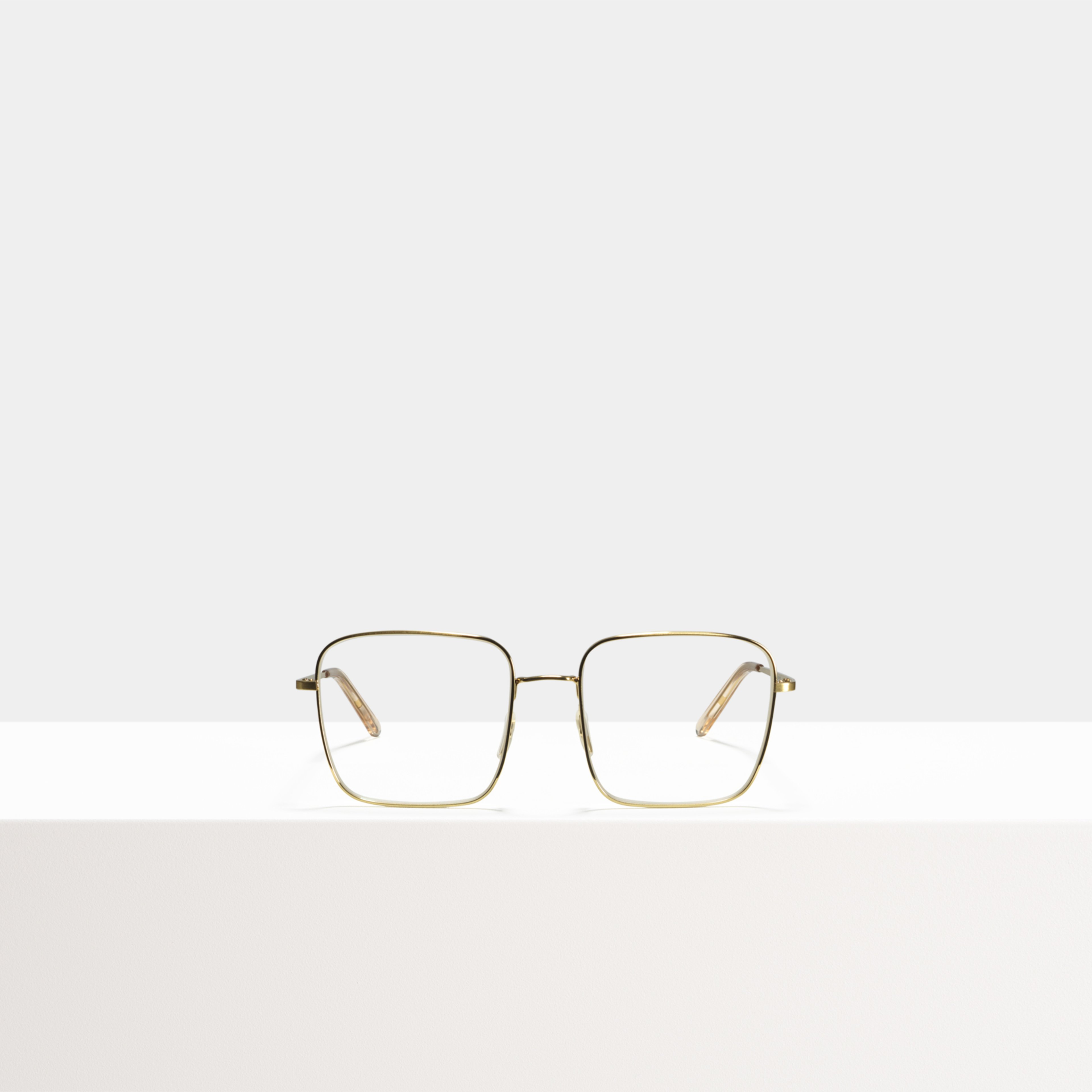 Ace & Tate Glasses | Square Metal in Gold